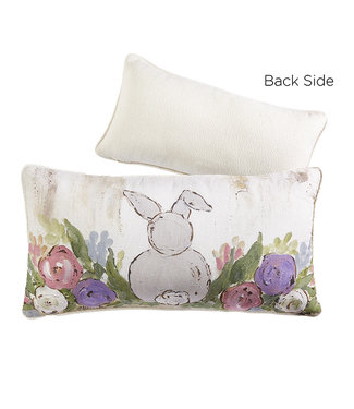 Raz Imports 22" Bunny Tails Lumbar Pillow