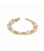 Antonia Tennis Bracelet Gold Iridescent Clear Crystal