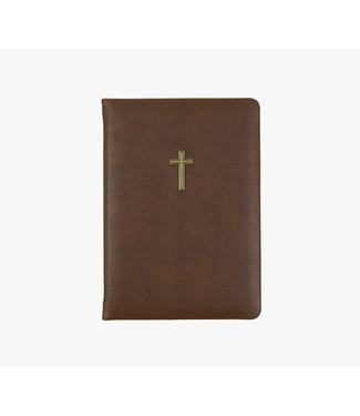 Eccolo Cross Emblem Brown Essential Journal