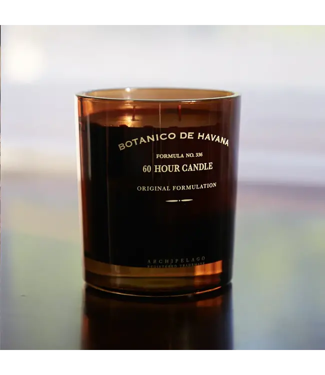 Archipelago Botanicals Botanico de Havana Glass Boxed Candle Red