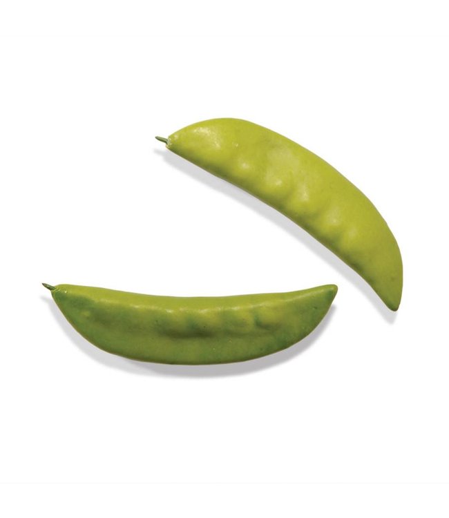 4" Green Pea Pods - Bag of 24