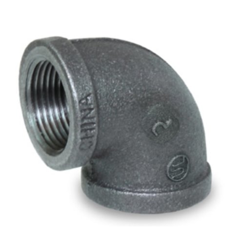 1/2" ELBOW 90, BLACK MALLEABLE 1/2" ELBOW 90, BLACK MALLEABLE