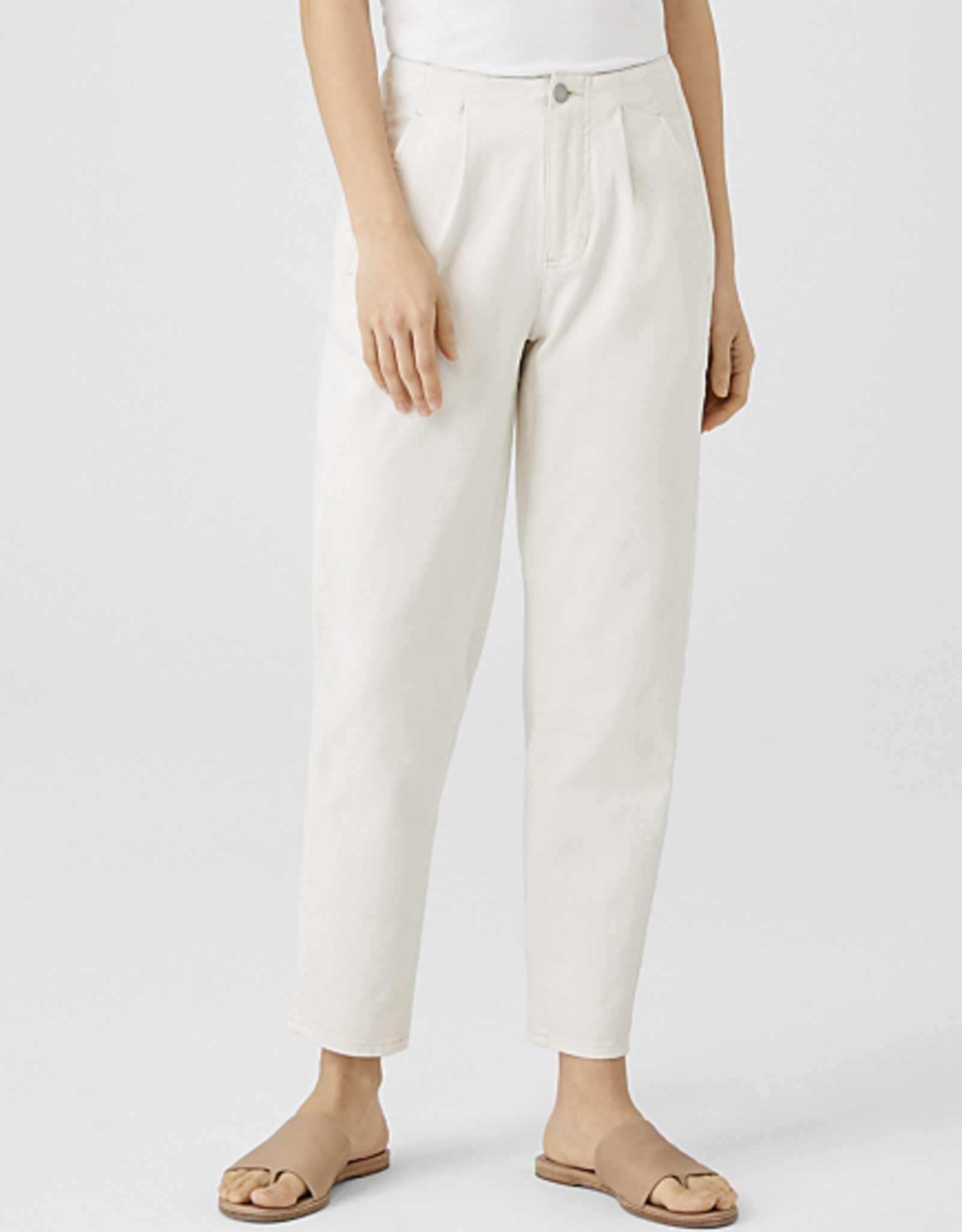 Eileen Fisher Ankle Jeans with Pleats