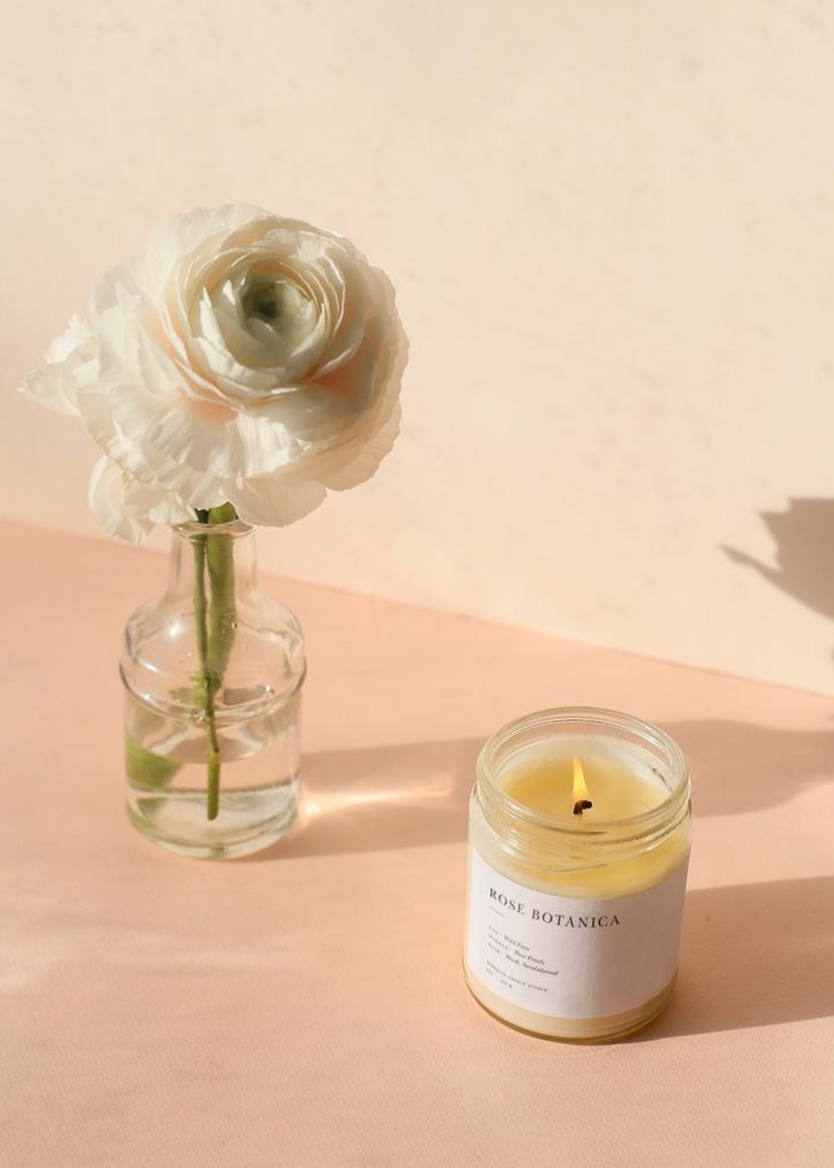 Brooklyn Candle Chandelle Minimalist Rose Botanica