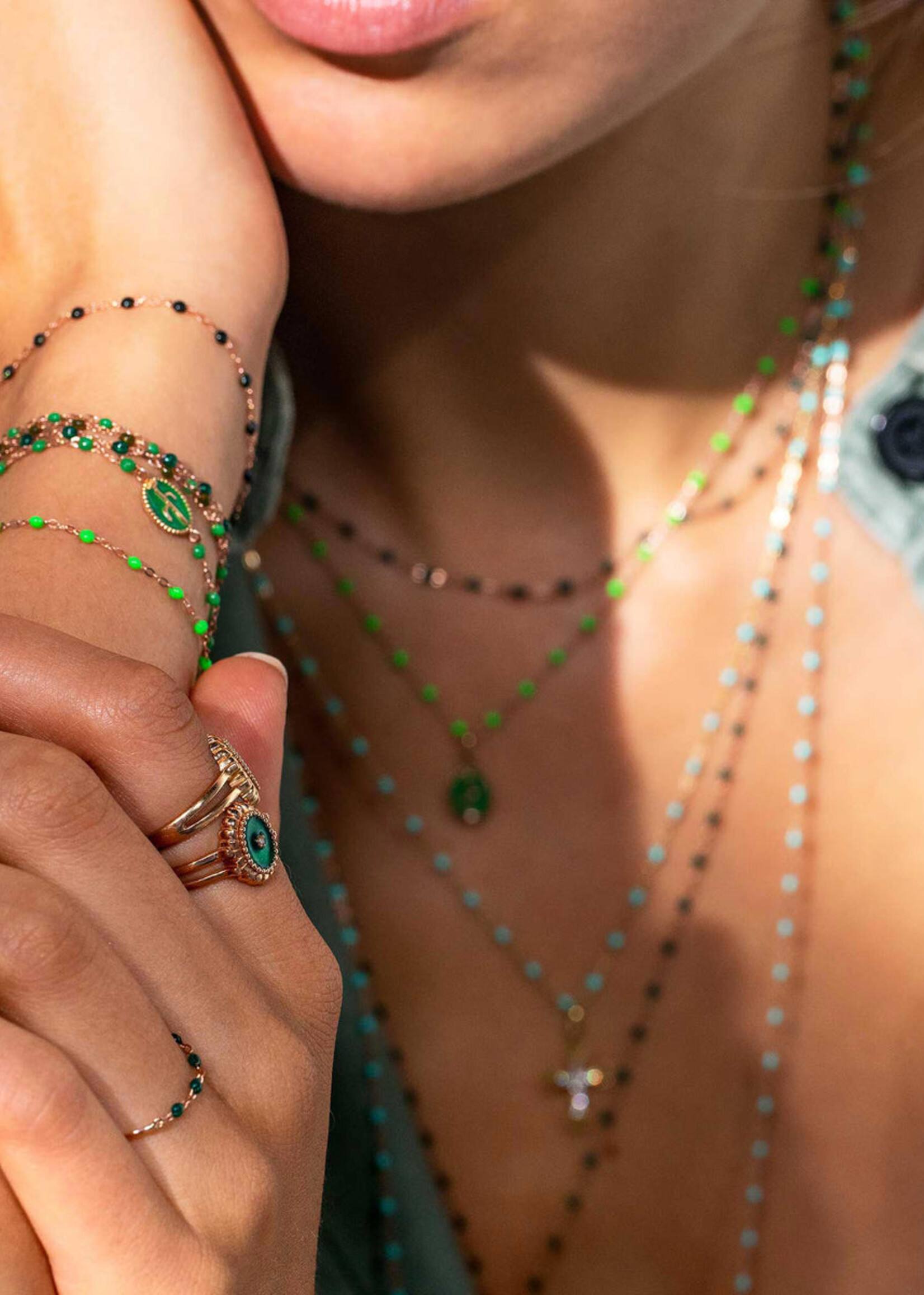 Gigi Clozeau Bracelet Gigi VERT FLUO