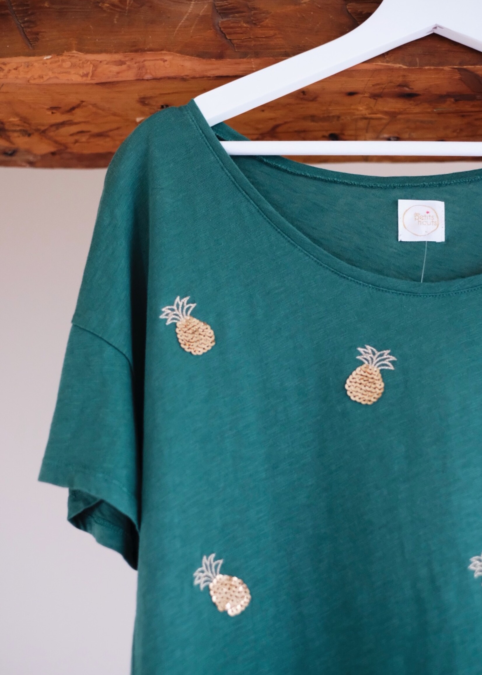 T-shirt Des petits Hauts Ananas M