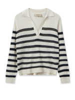 Mos Mosh Rora polo Stripe Knit