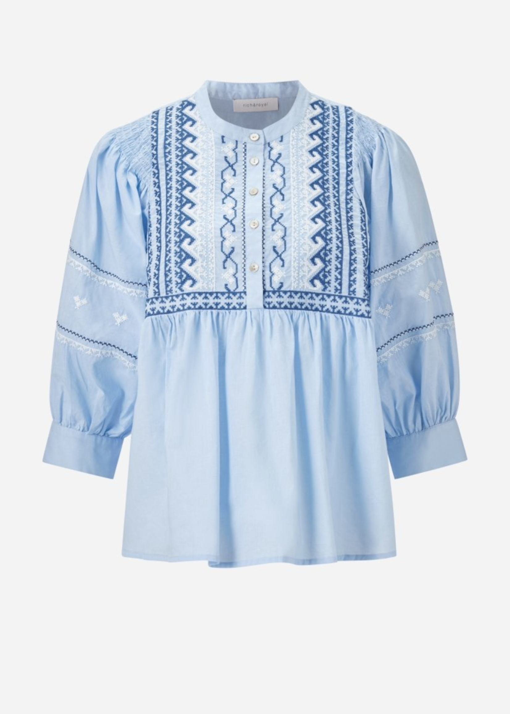 Blouse avec broderie