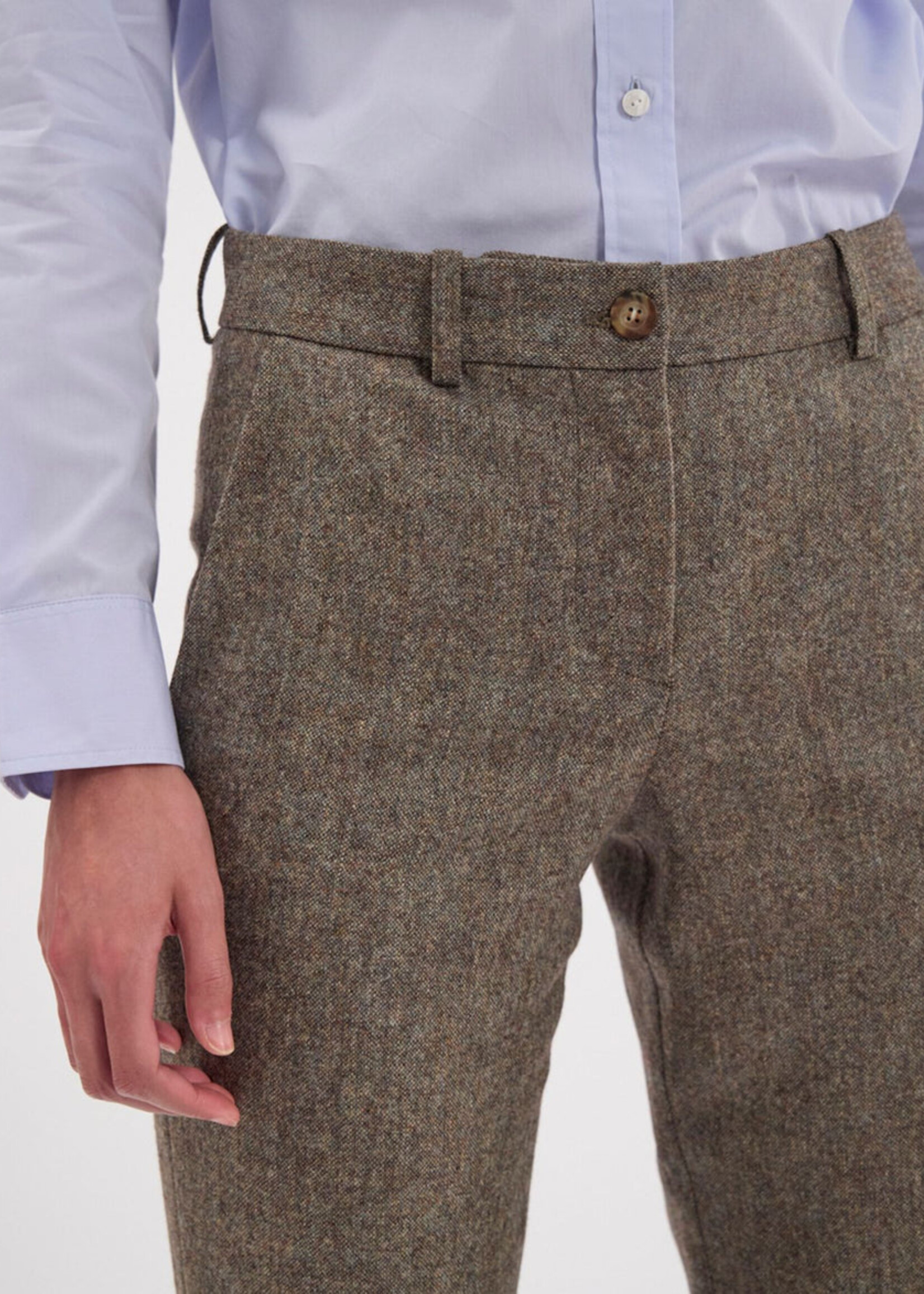 Ines de la Fressange Francisco Pantalon en tweed