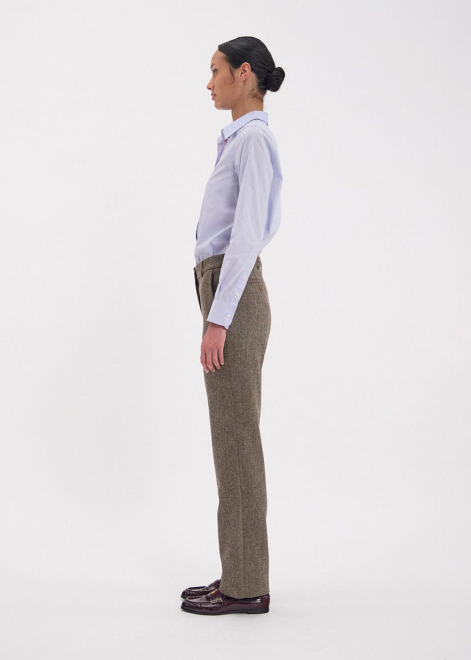Ines de la Fressange Francisco Pantalon en tweed