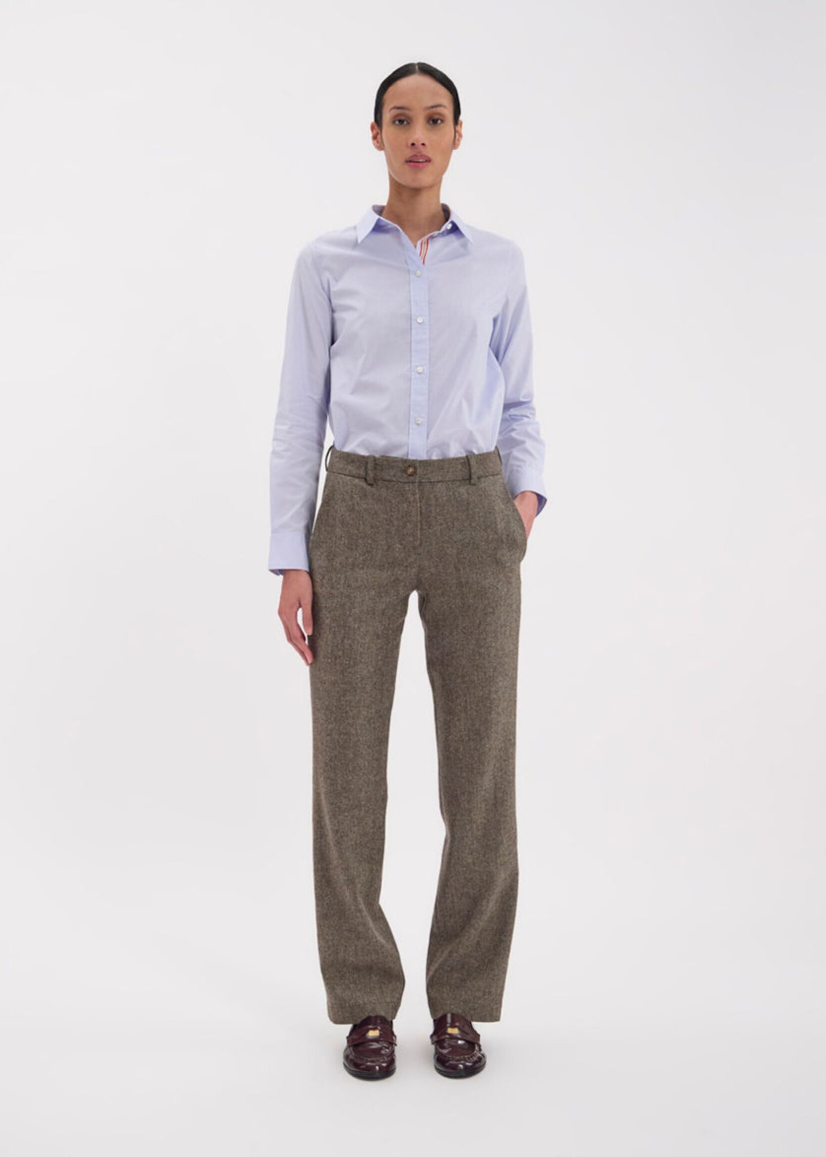 Ines de la Fressange Francisco Pantalon en tweed
