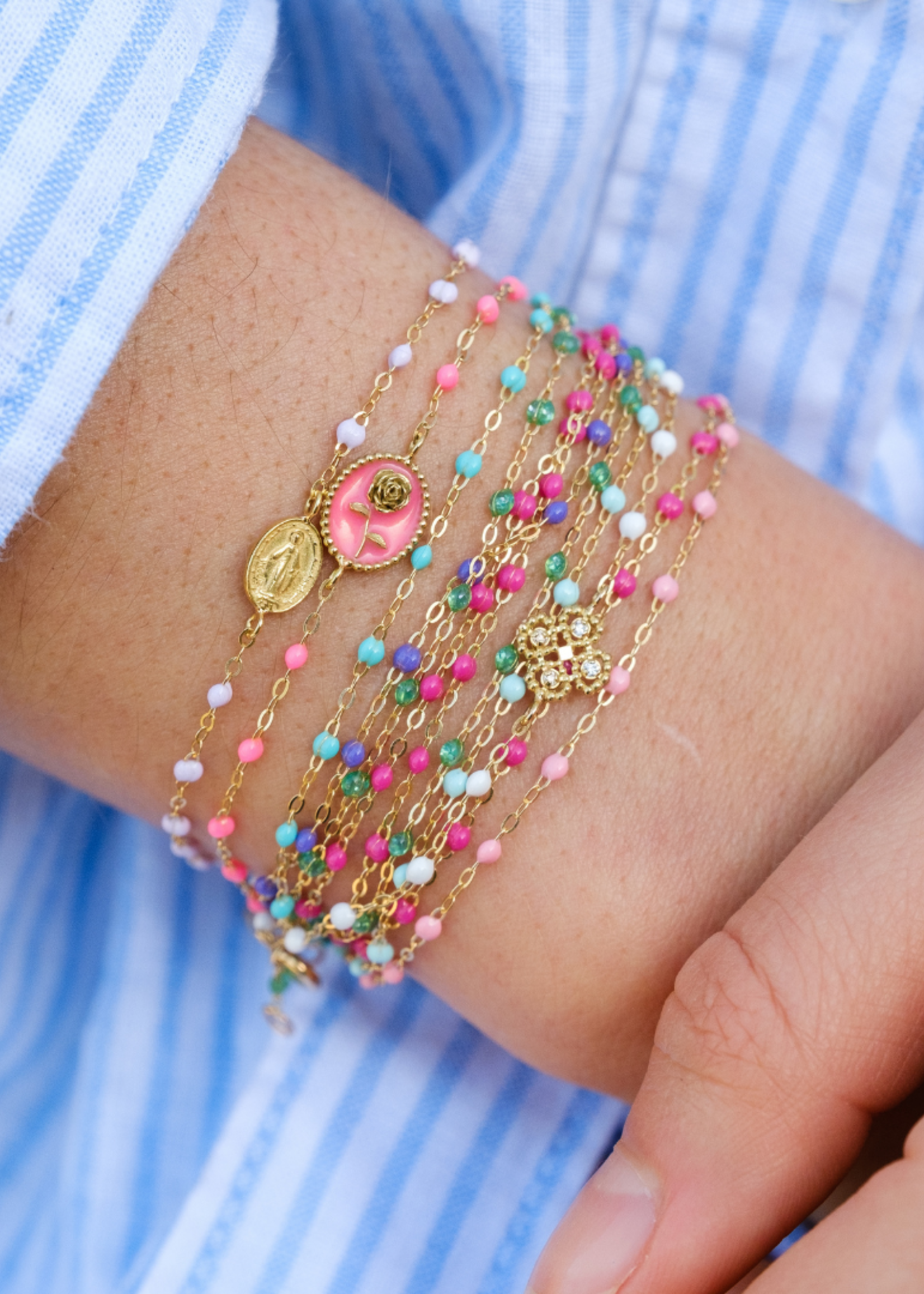 Gigi Clozeau Bracelet Gigi ROSE BONBON