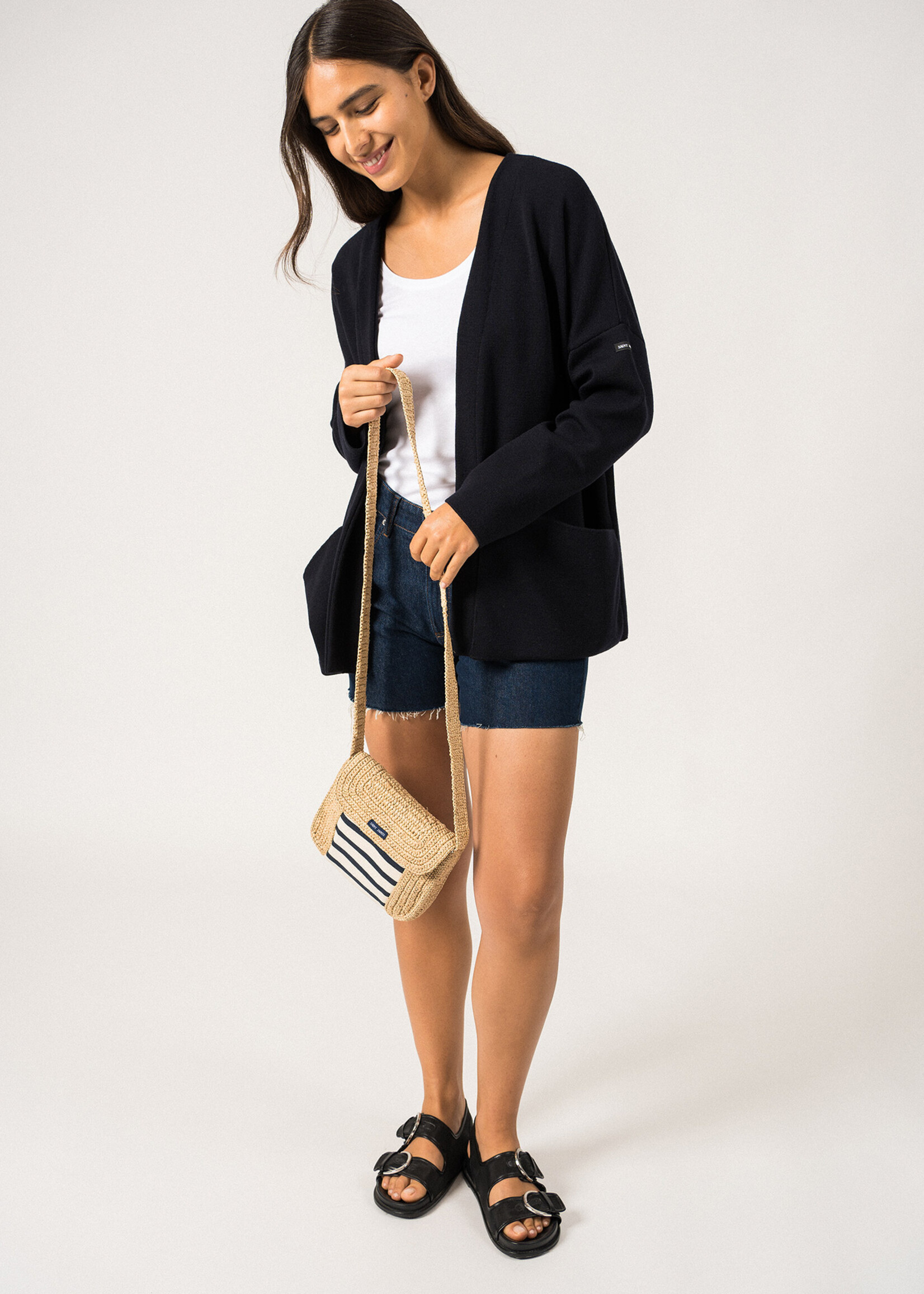 Saint James Pochette Raphia
