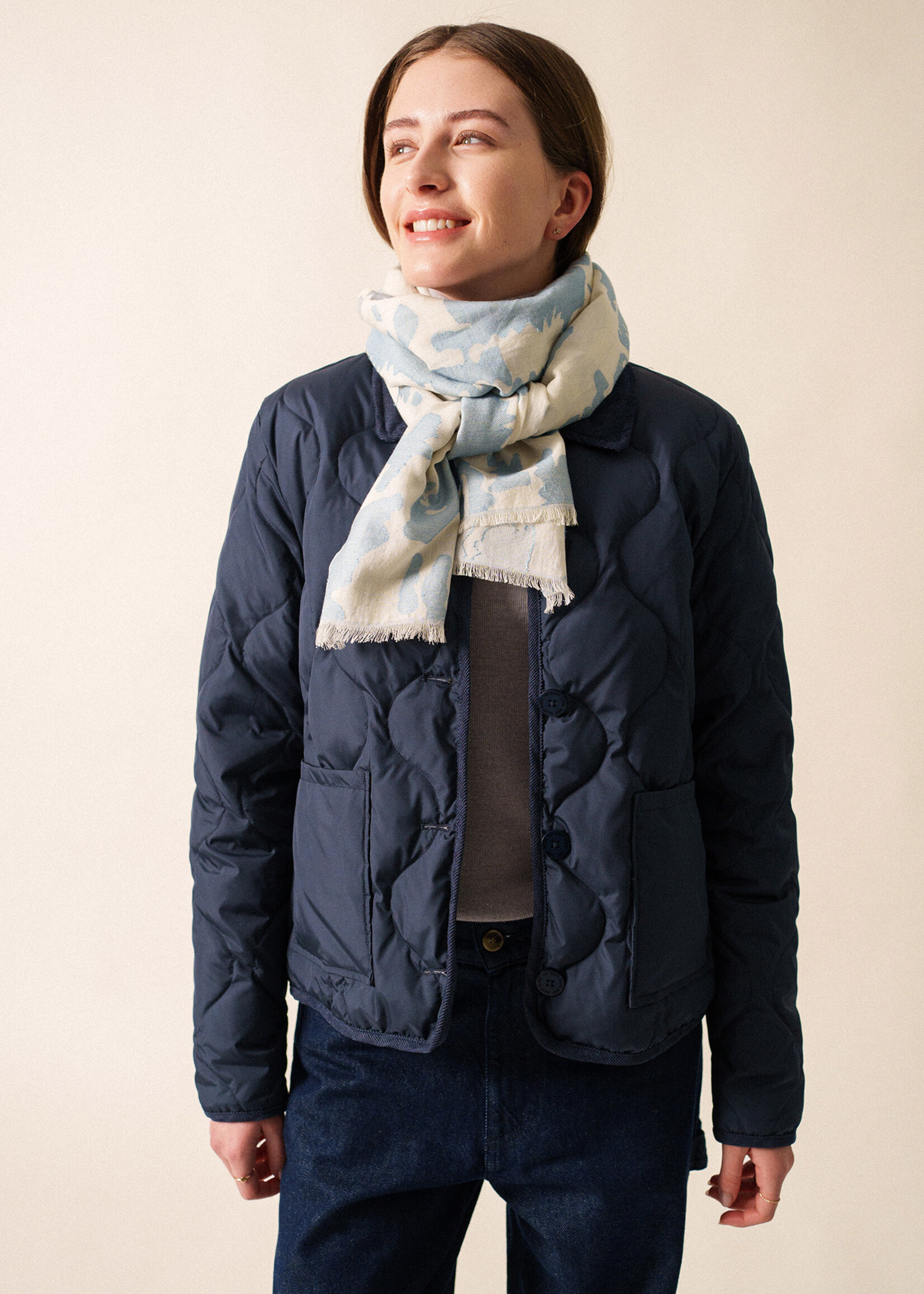 Saint James Foulard Mer de Glace