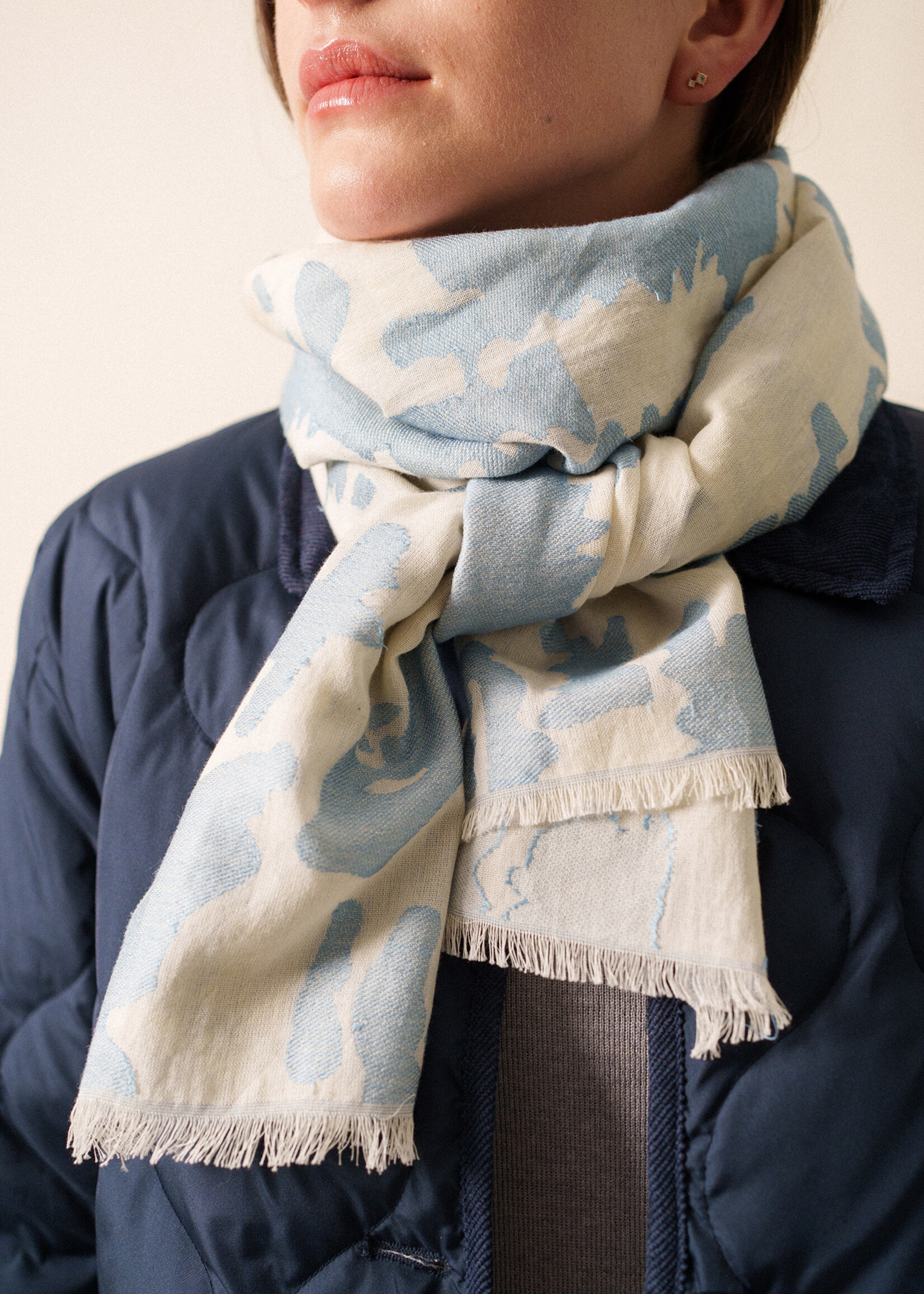 Saint James Foulard Mer de Glace