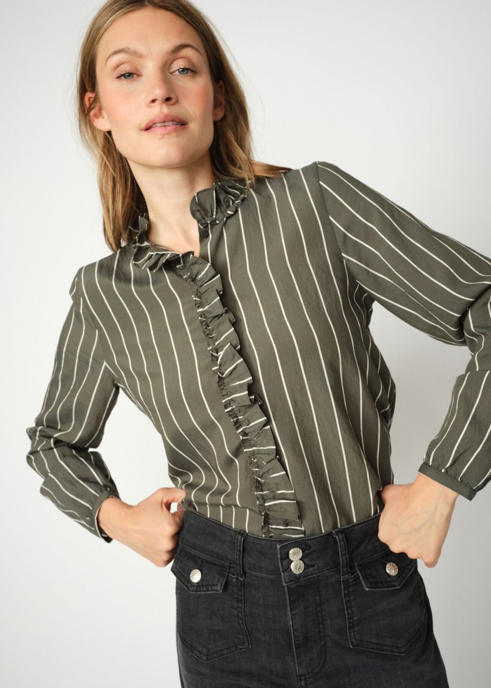 Mos Mosh Billy Stripe Shirt