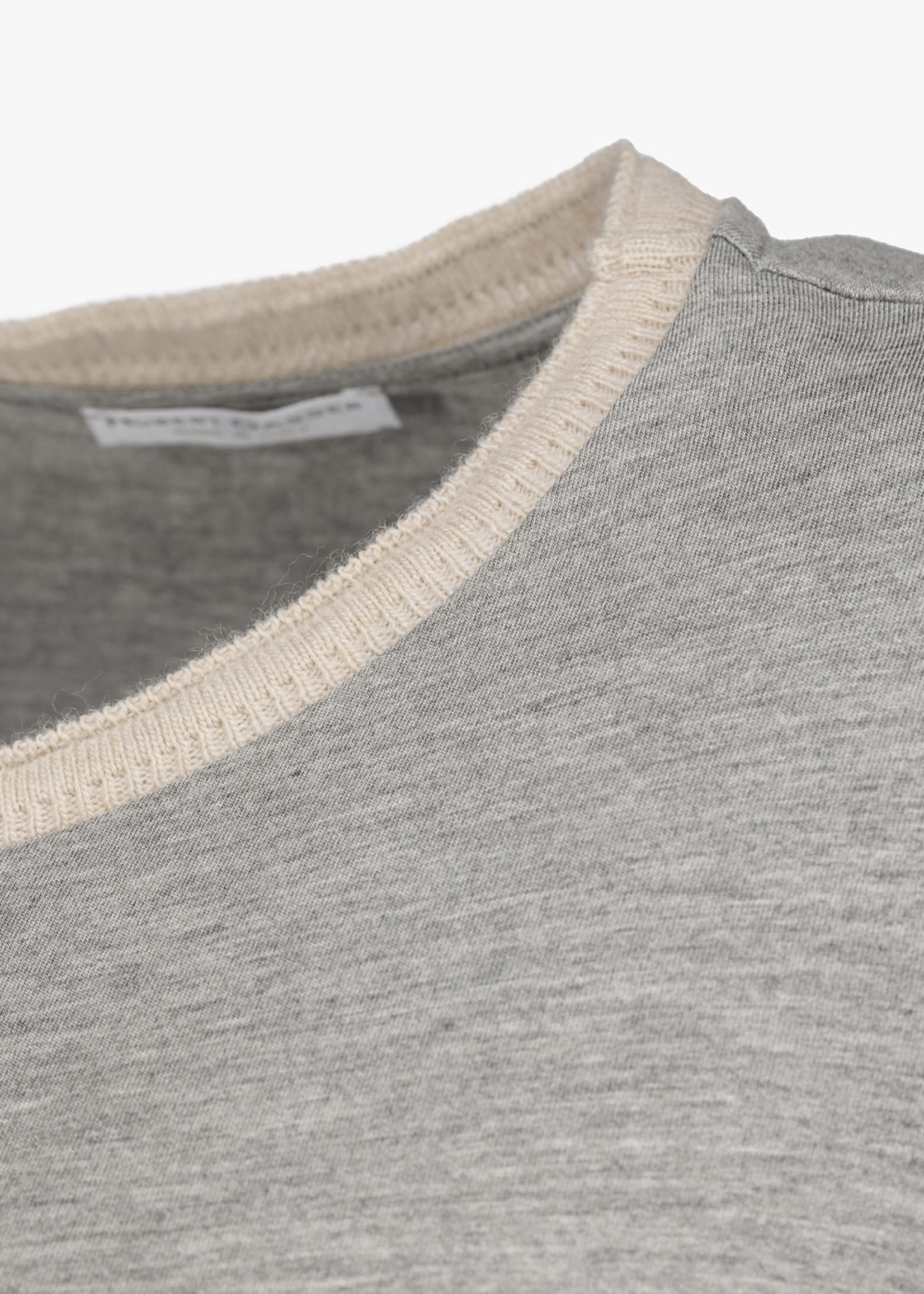T-shirt Col tricoté