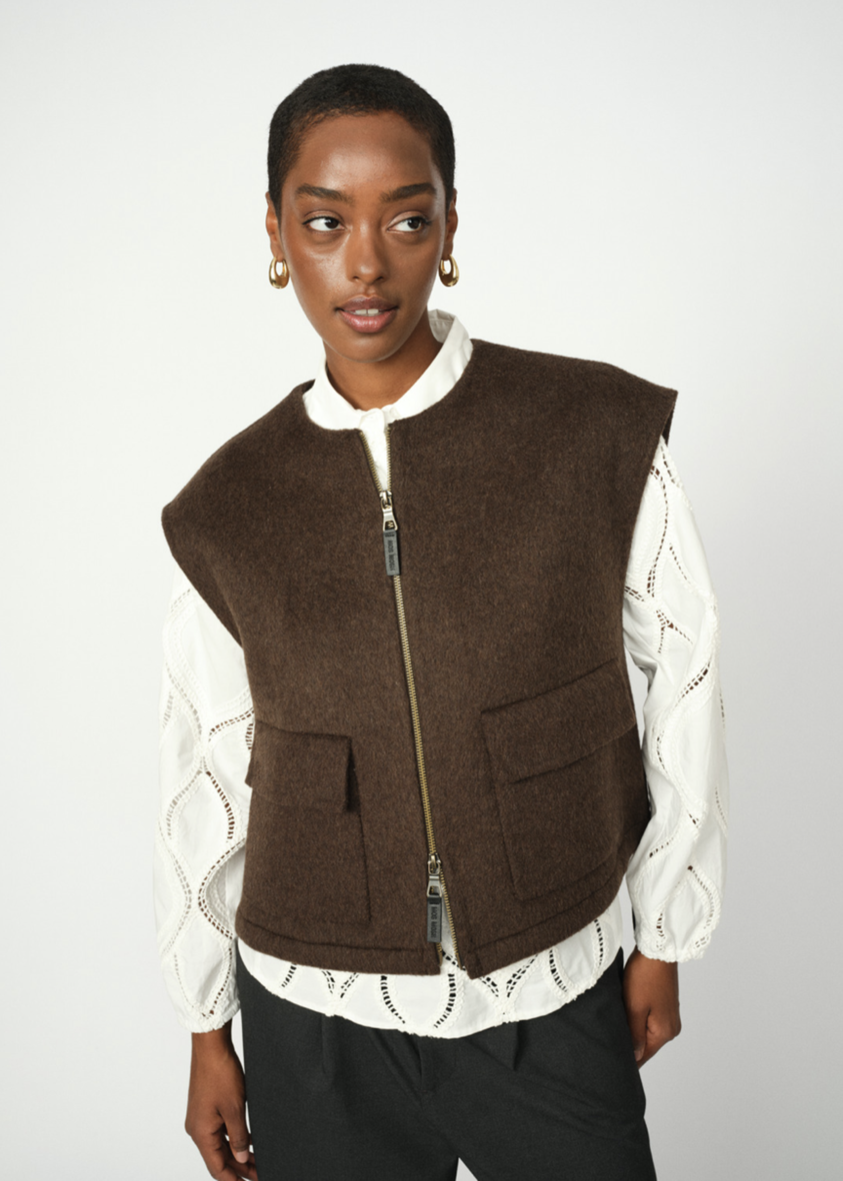 Mos Mosh Elise Loisa Wool Vest