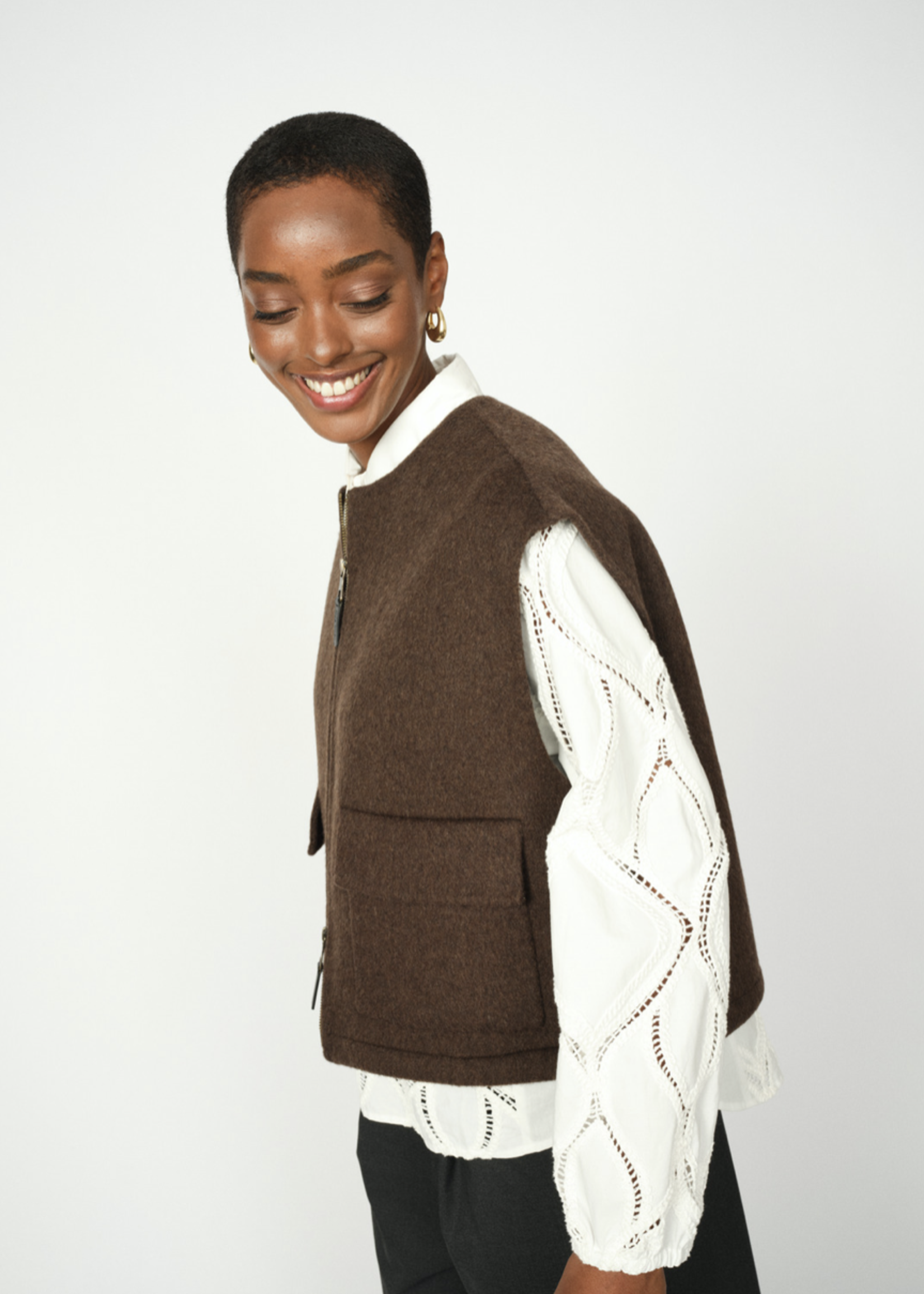 Mos Mosh Elise Loisa Wool Vest