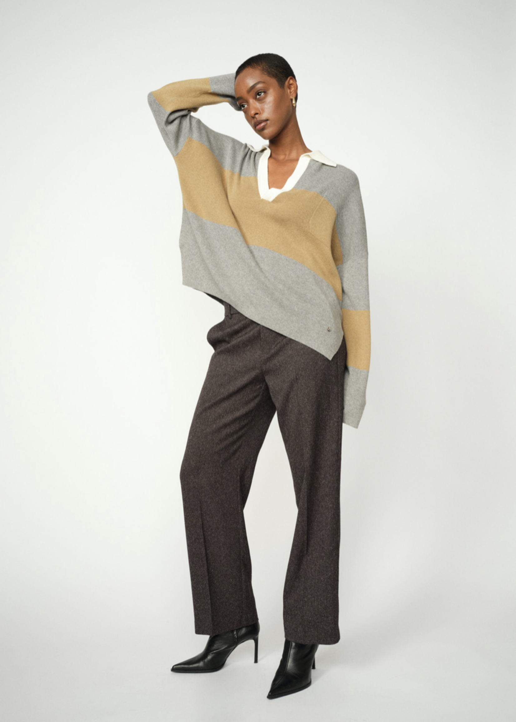 Mos Mosh Wylie Tani Bold Stripe Shirt