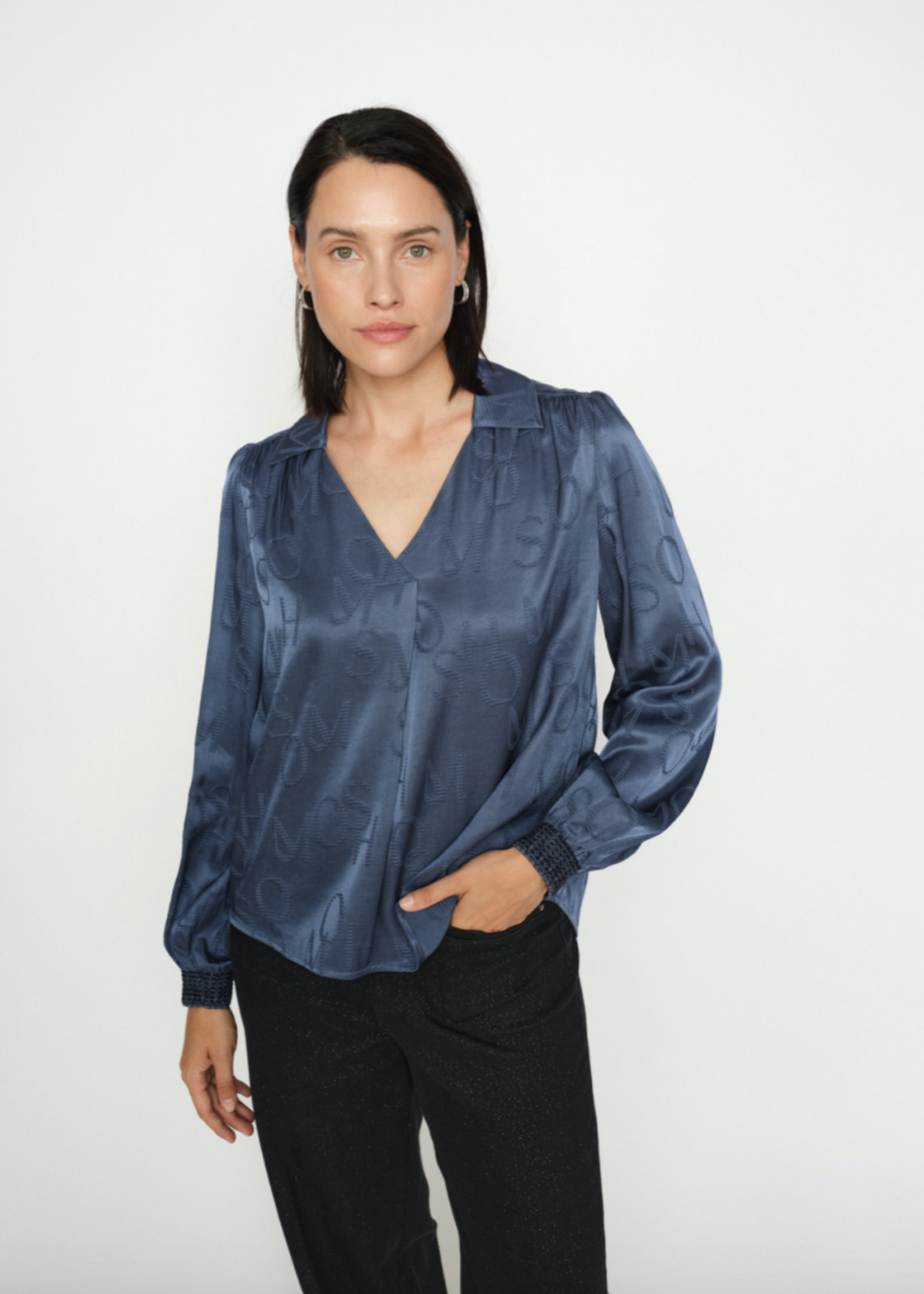 Mos Mosh Aldo Monogram Blouse