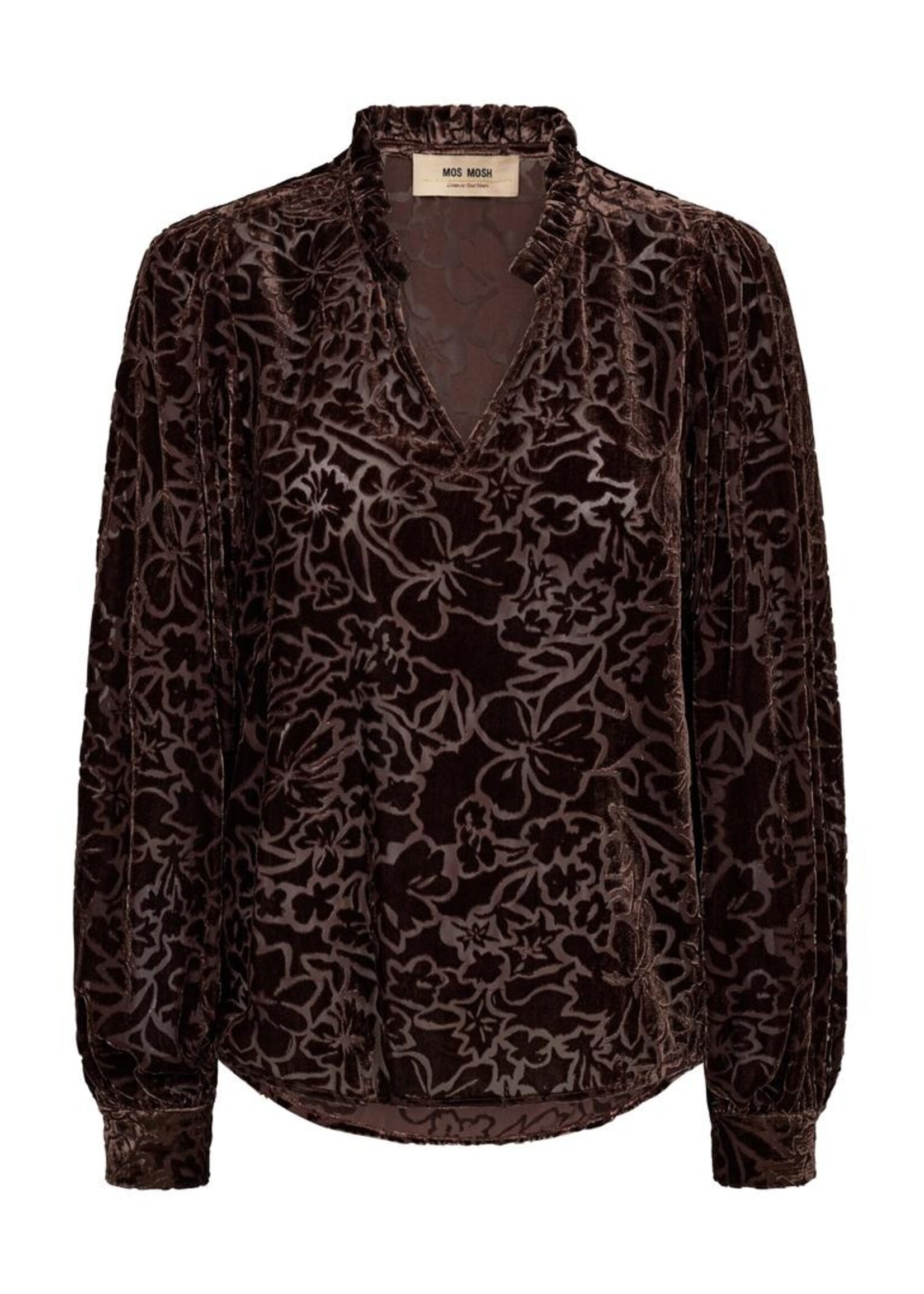 Mos Mosh Vilsa Blurred Velve Blouse