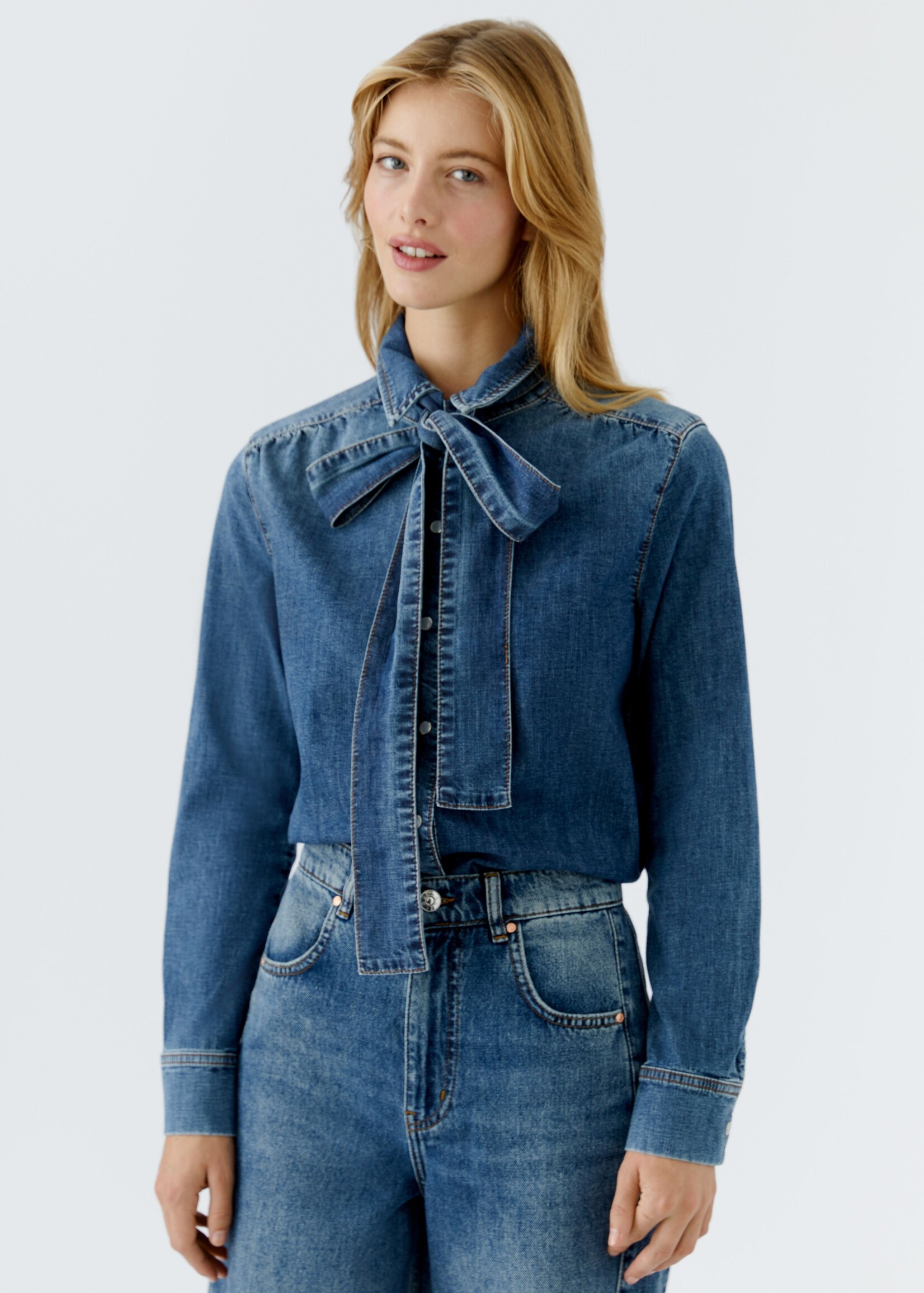 Ouí Blouse en Jeans