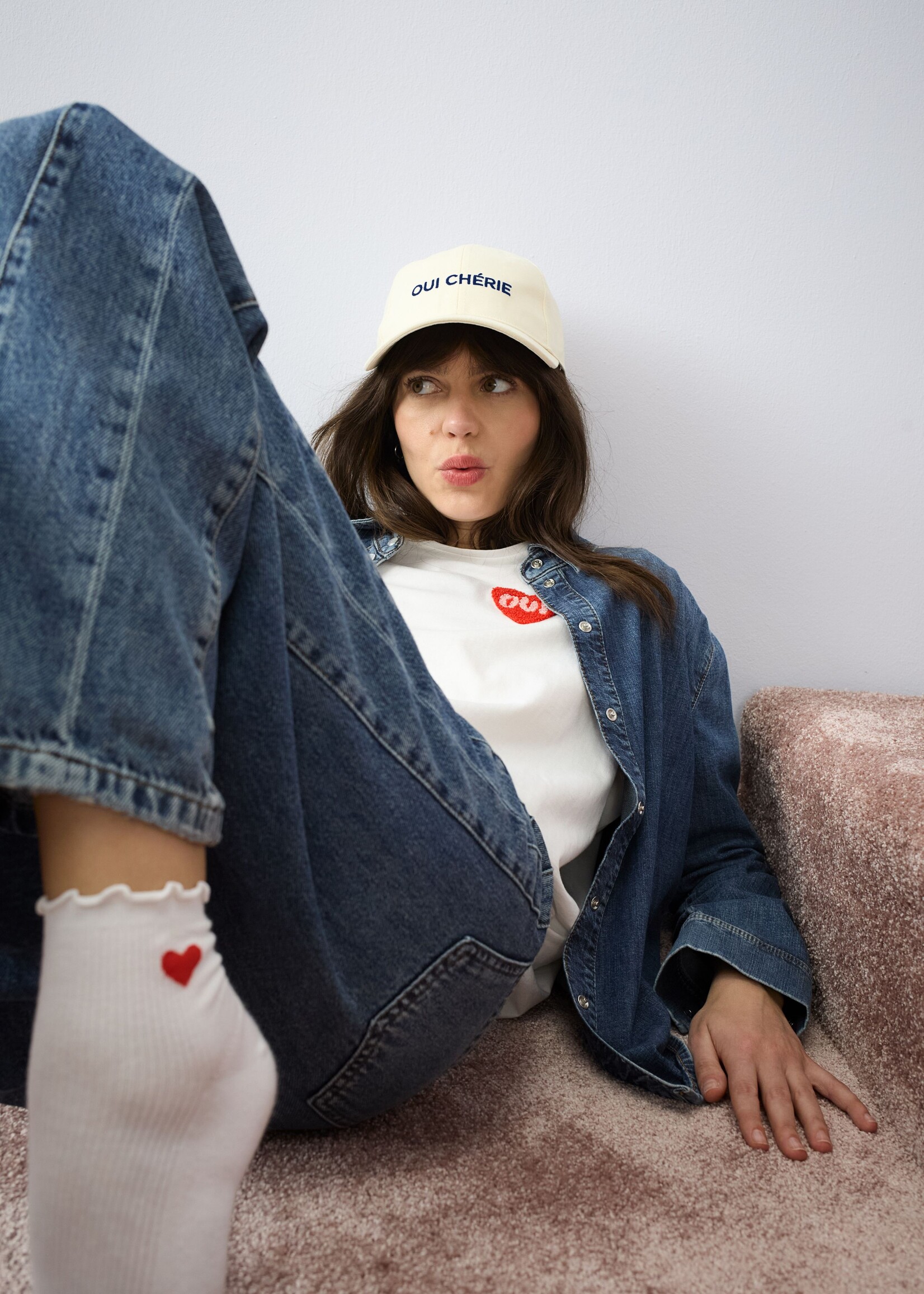 Ouí Blouse en Jeans