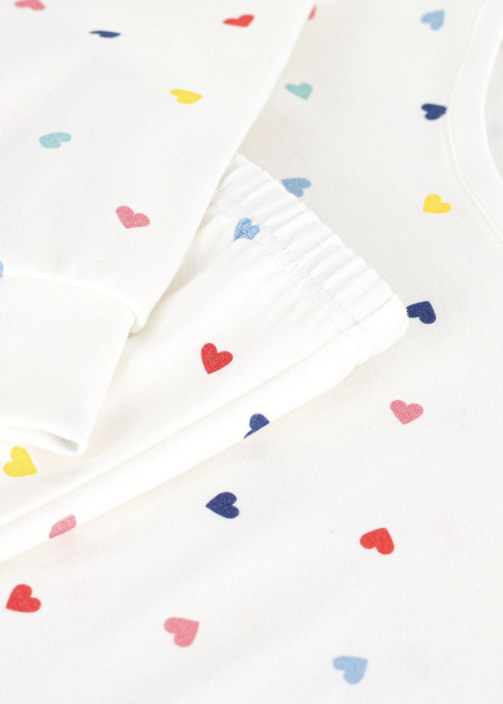Petit Bateau Pyjama coeur multico