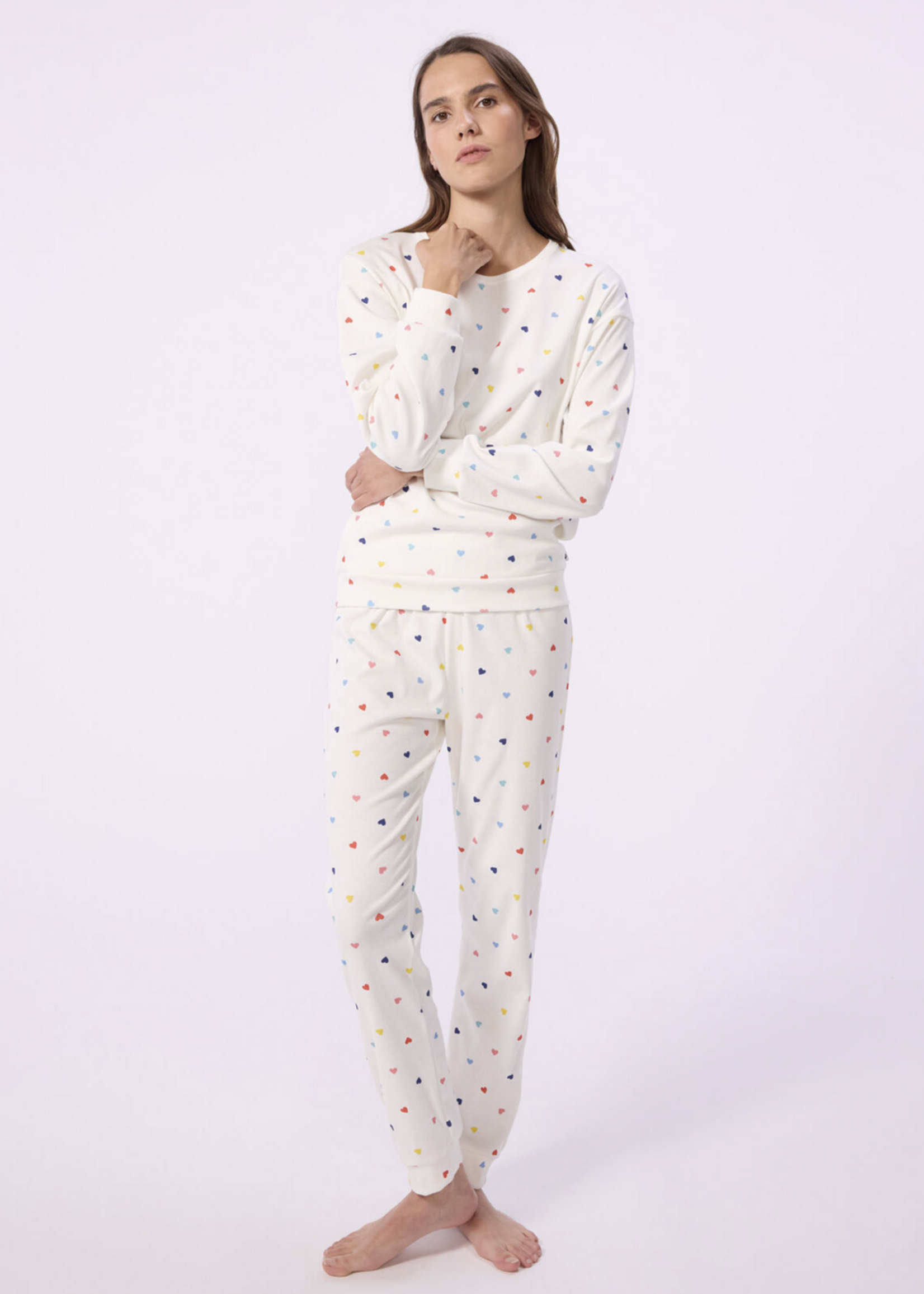 Petit Bateau Pyjama coeur multico