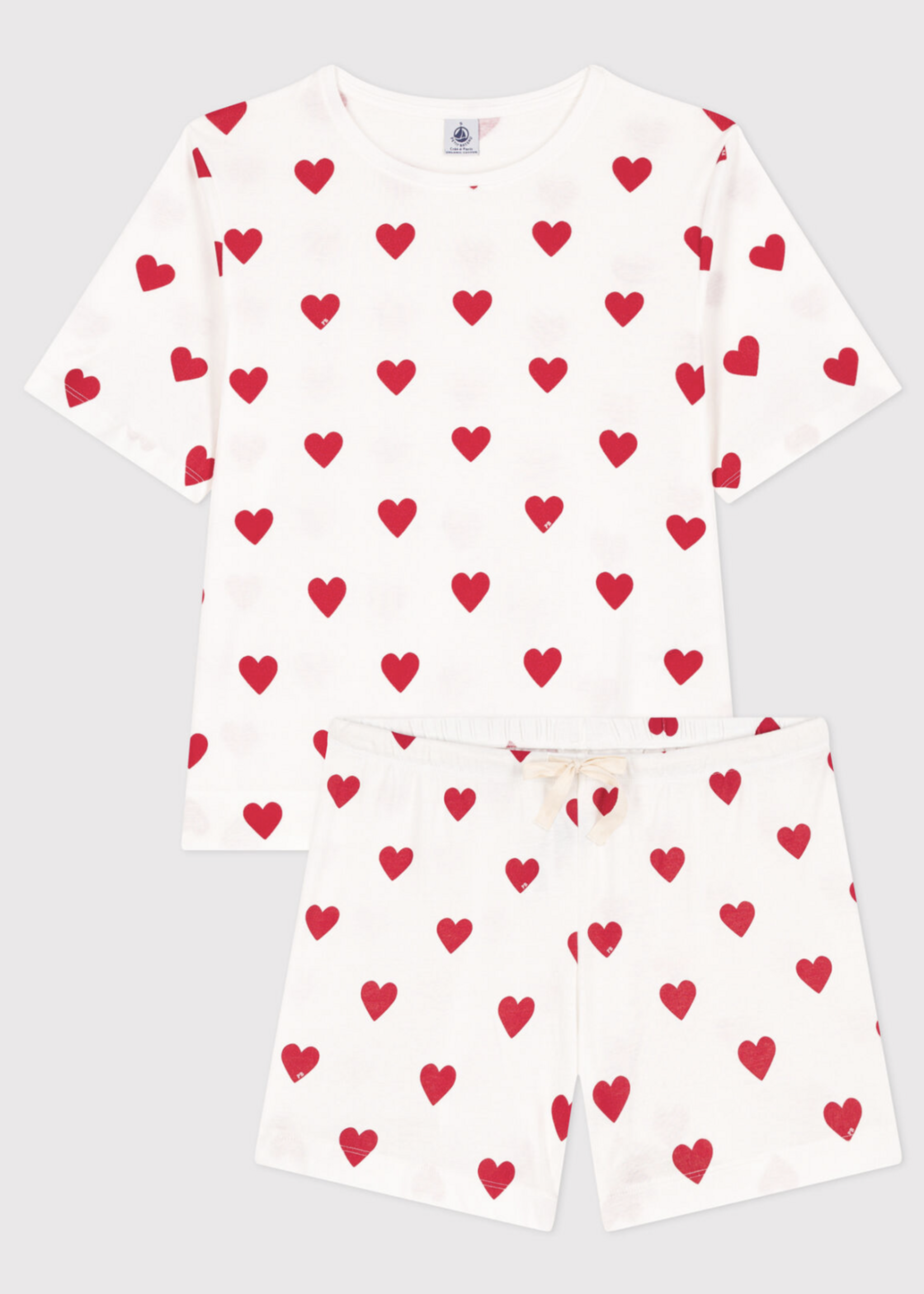 Petit Bateau Pyjacourt Coeur