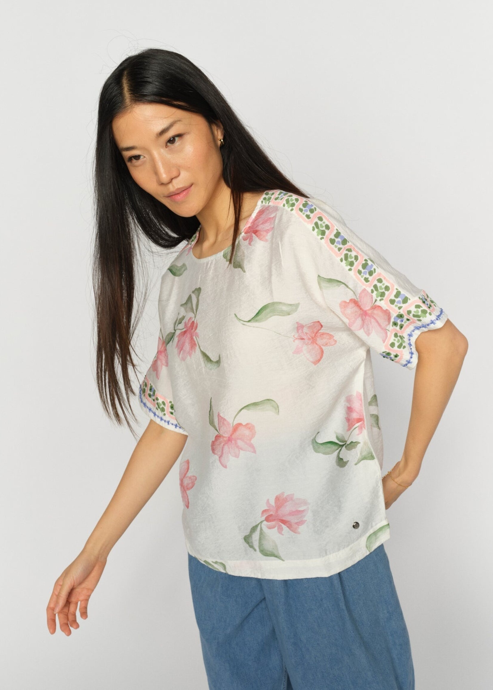 Mos Mosh Palma Orchid Blouse