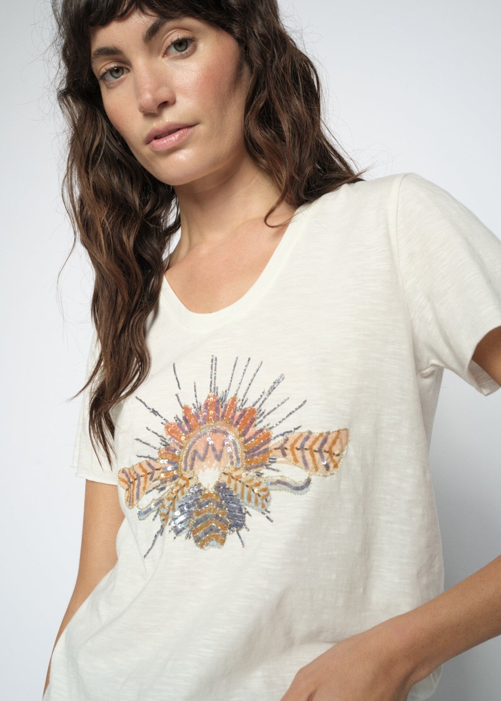 Mos Mosh Tonia O-SS Glam Tee