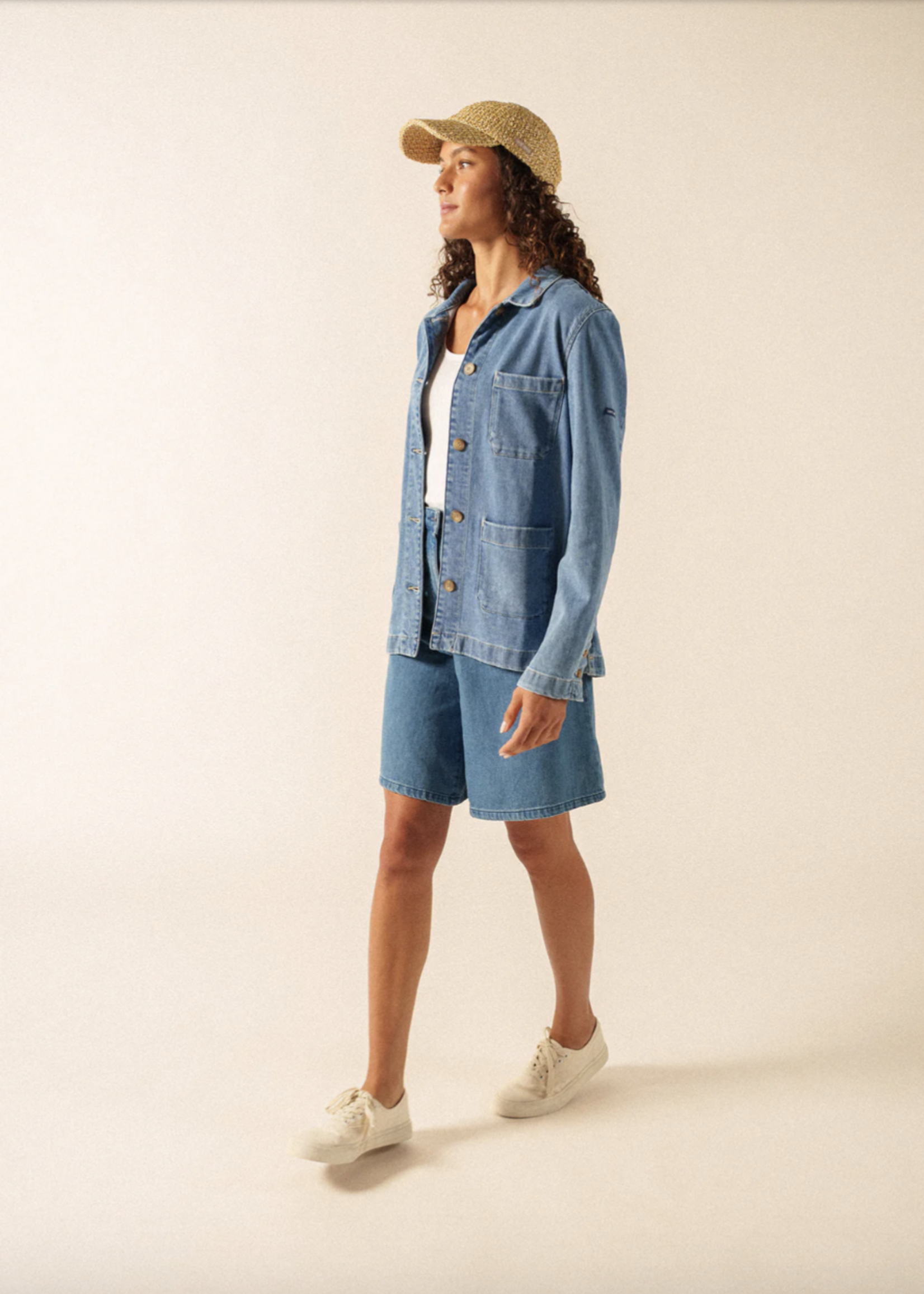Saint James Veste Alize en denim