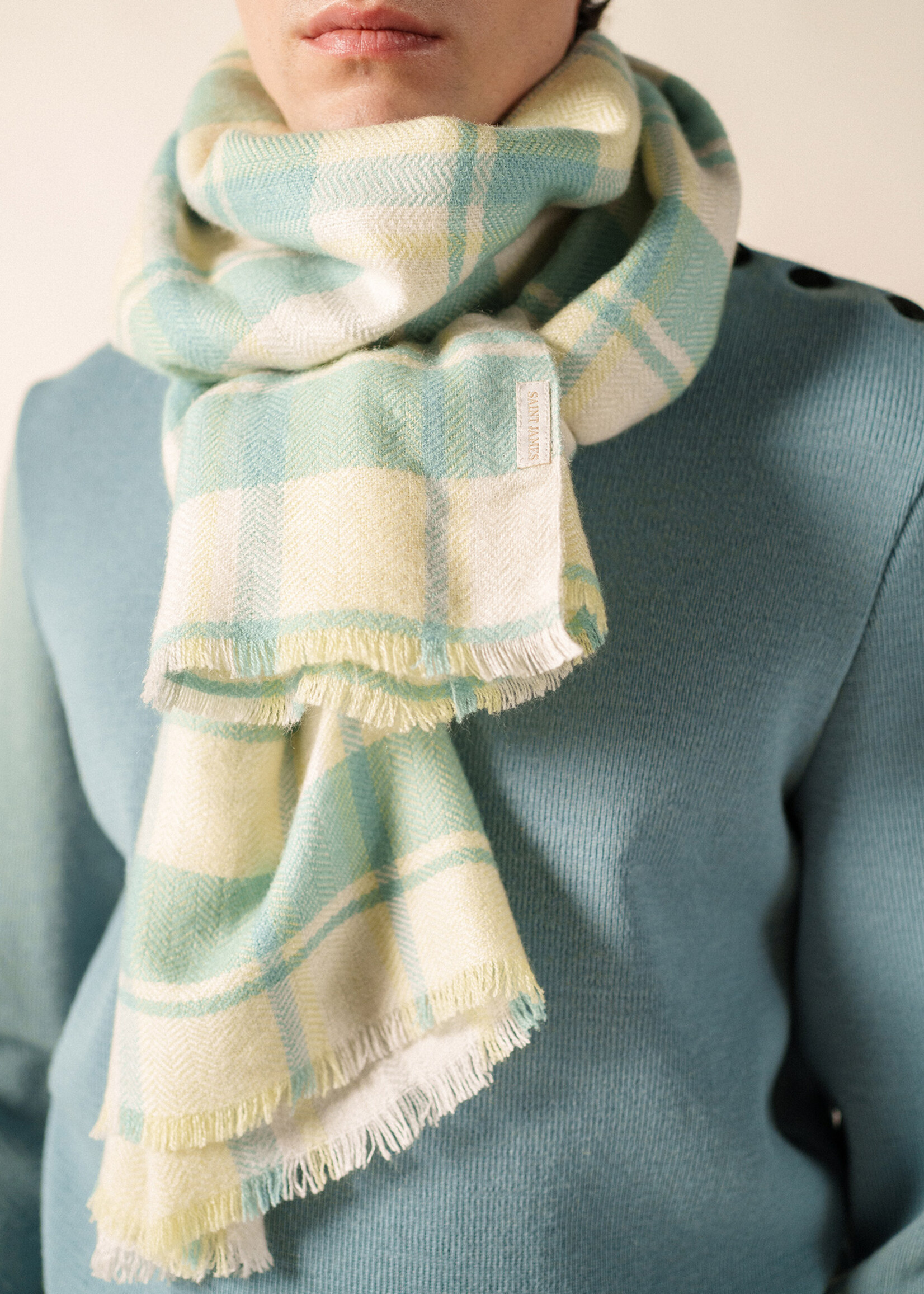 Saint James Foulard Carreau