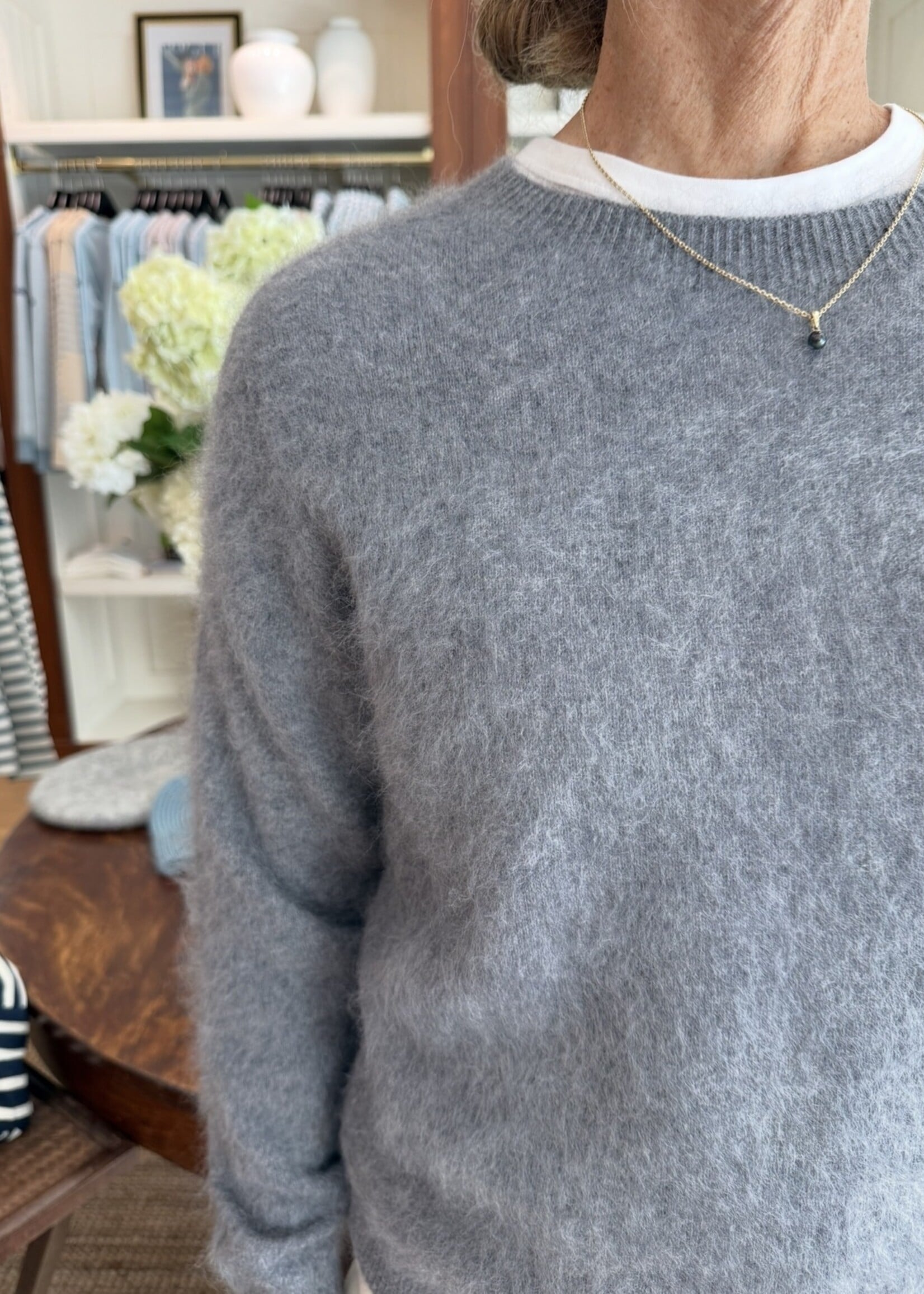 Tricot laine, soie et cachemire