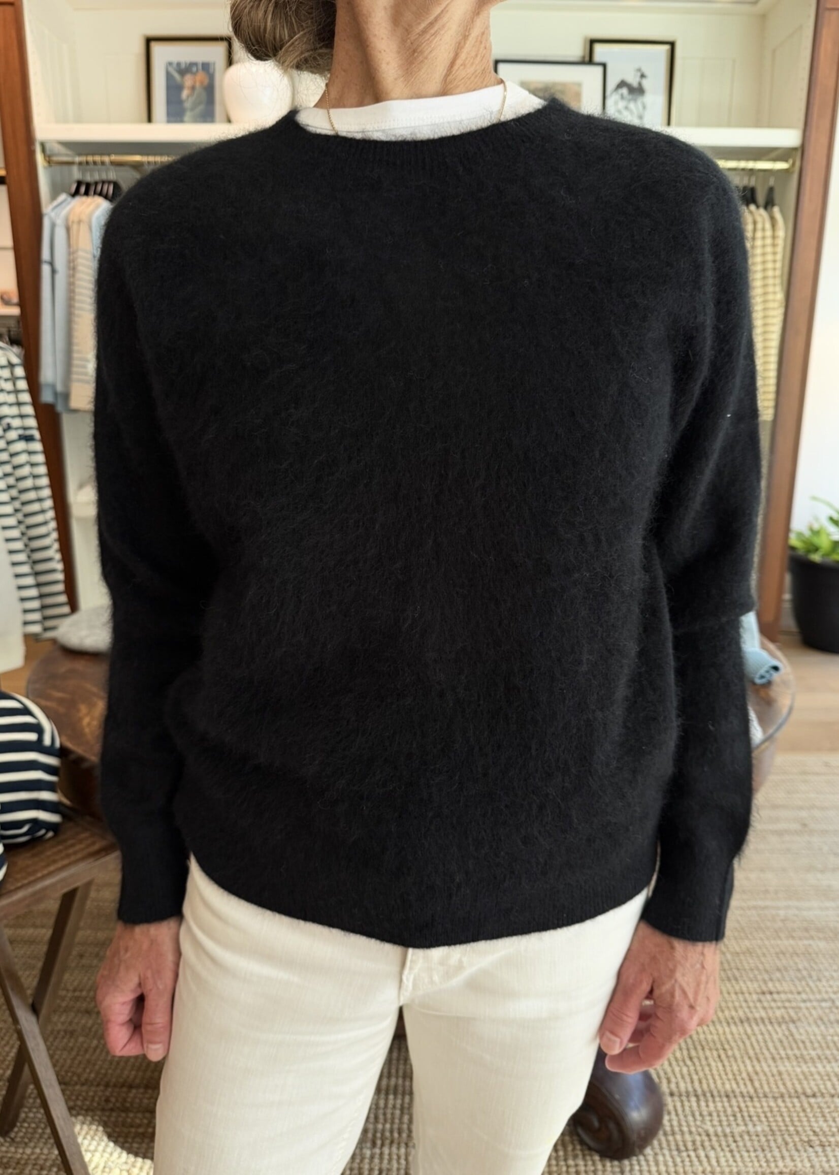 Tricot laine, soie et cachemire
