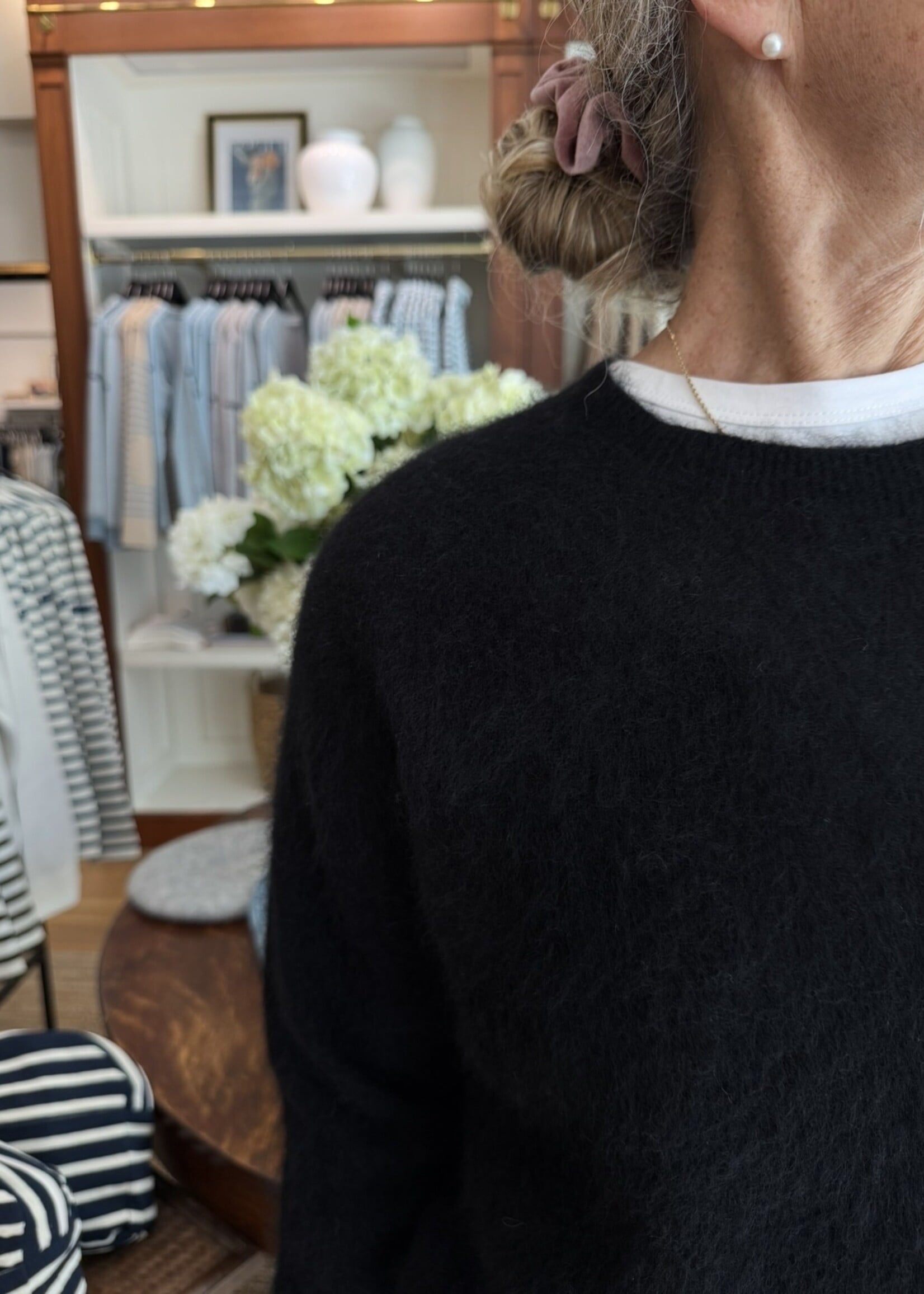 Tricot laine, soie et cachemire