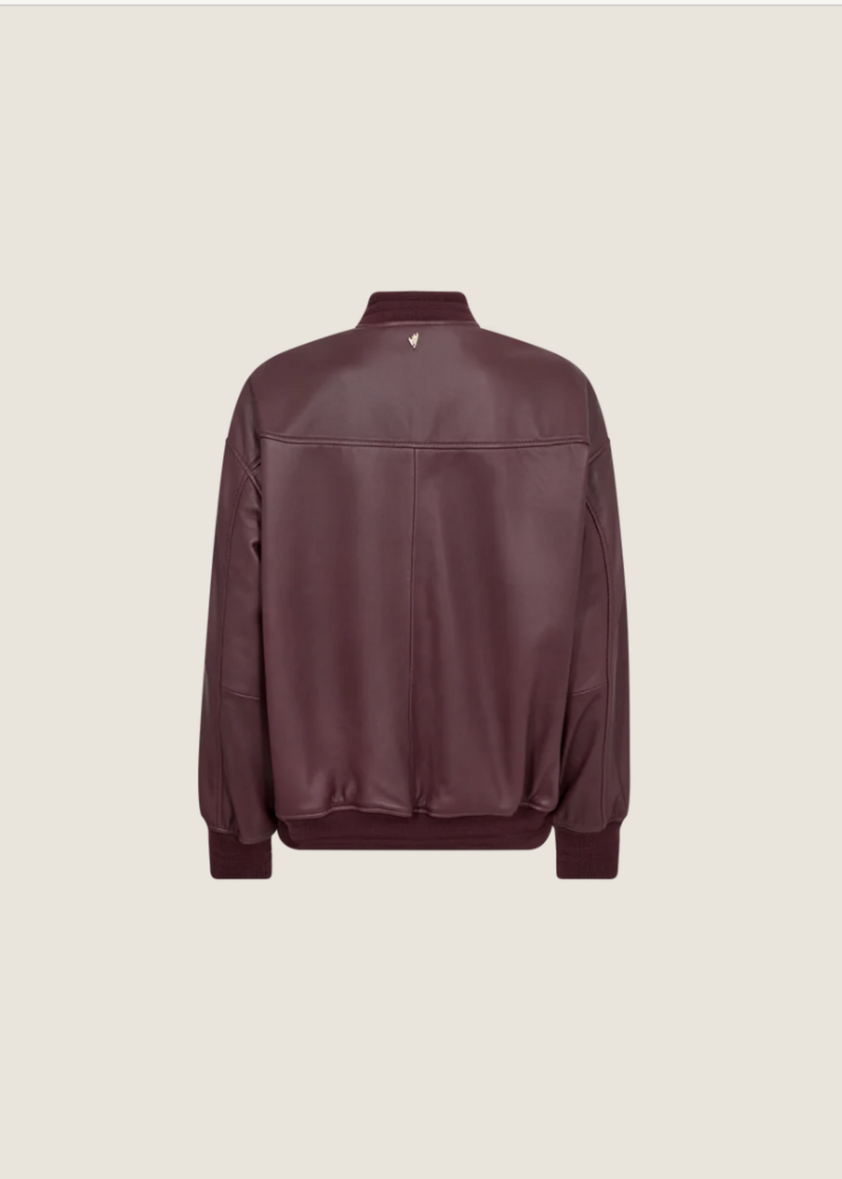 Mos Mosh Ruby Leather Bomber Jacket