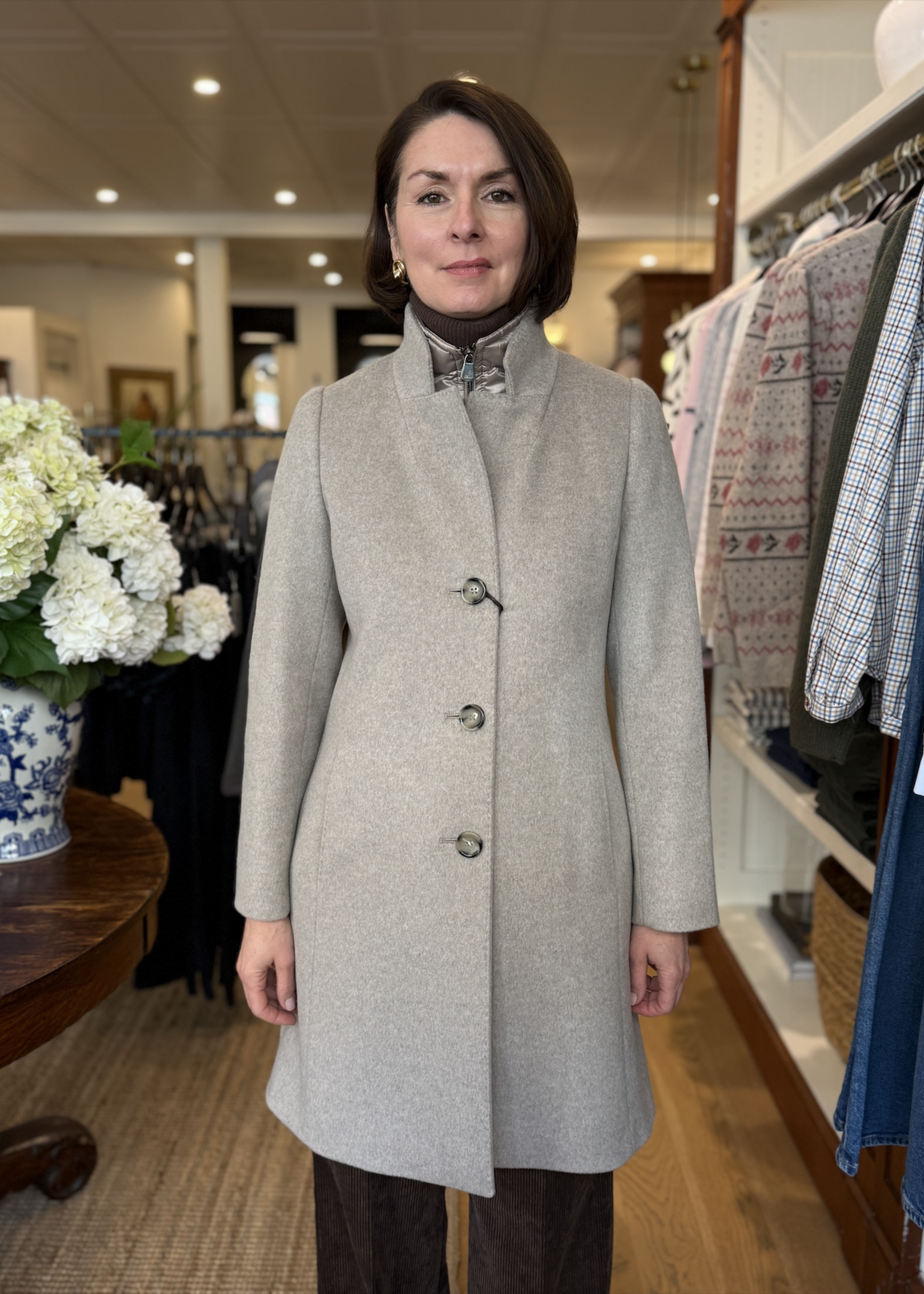 Cinzia Rocca Manteau en laine avec veste