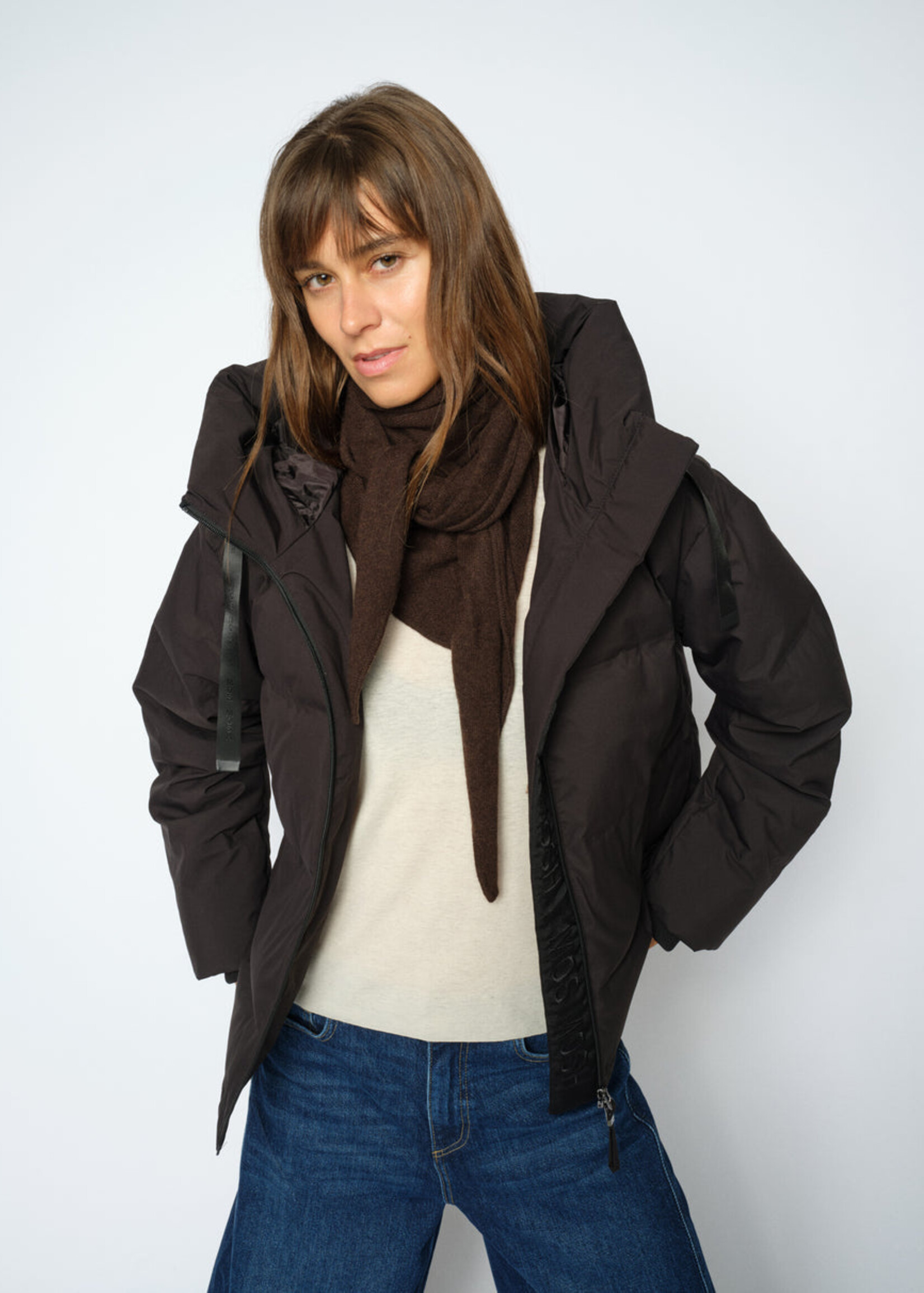 Mos Mosh Enata Cashmere Knit Scarf
