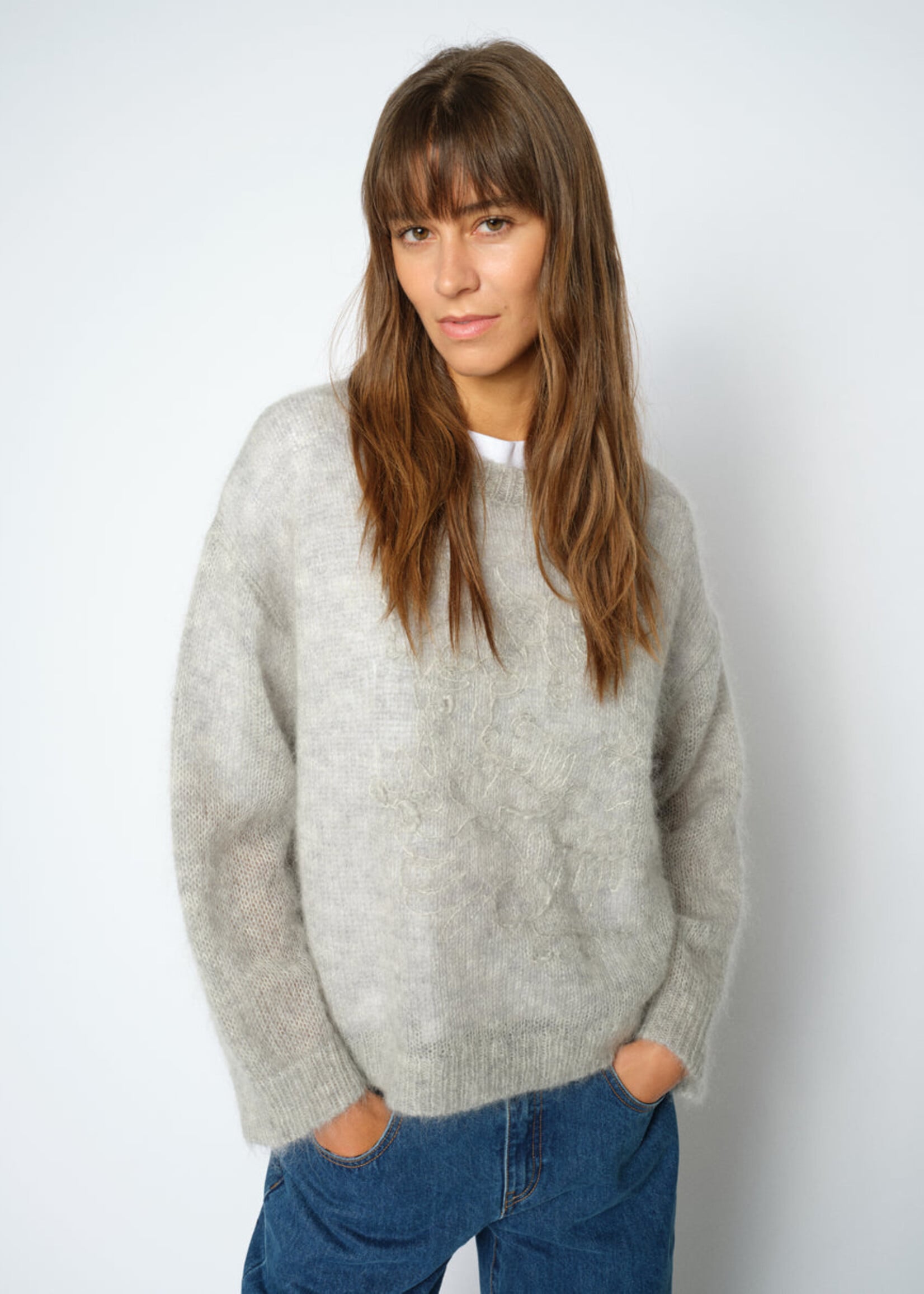 Mos Mosh Aroa Bernat Emb Knit