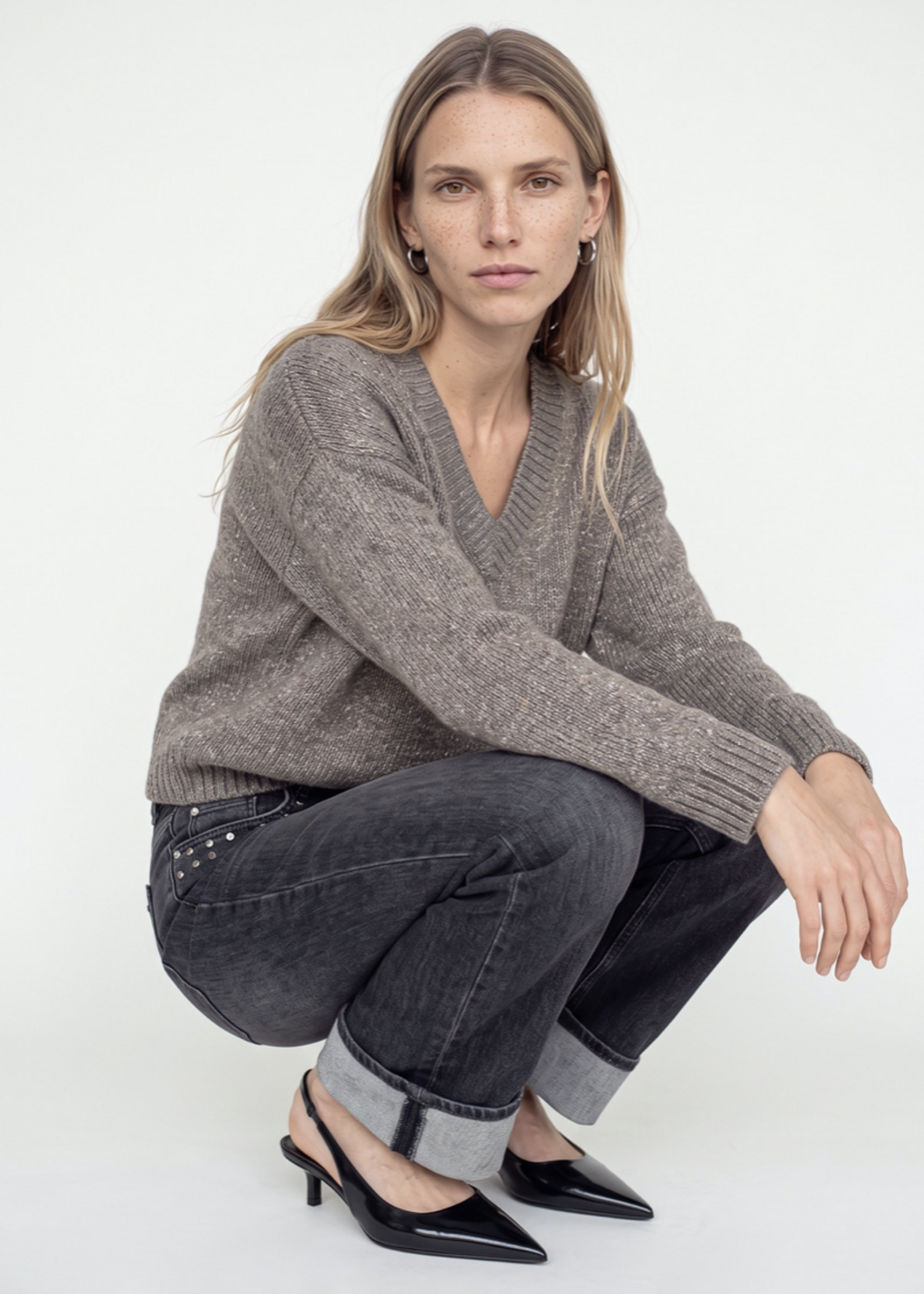 Mos Mosh Welma Glam V-Neck Knit