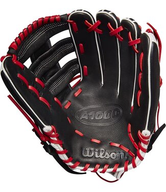Wilson A1000 PF1892 22 LHT BLACK/Wh/Red 12.25