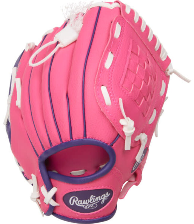 Rawlings GANT DE BASEBALL DROITIER POUR JEUNES PLAYERS SERIES 9 POUCES AVEC BALLE