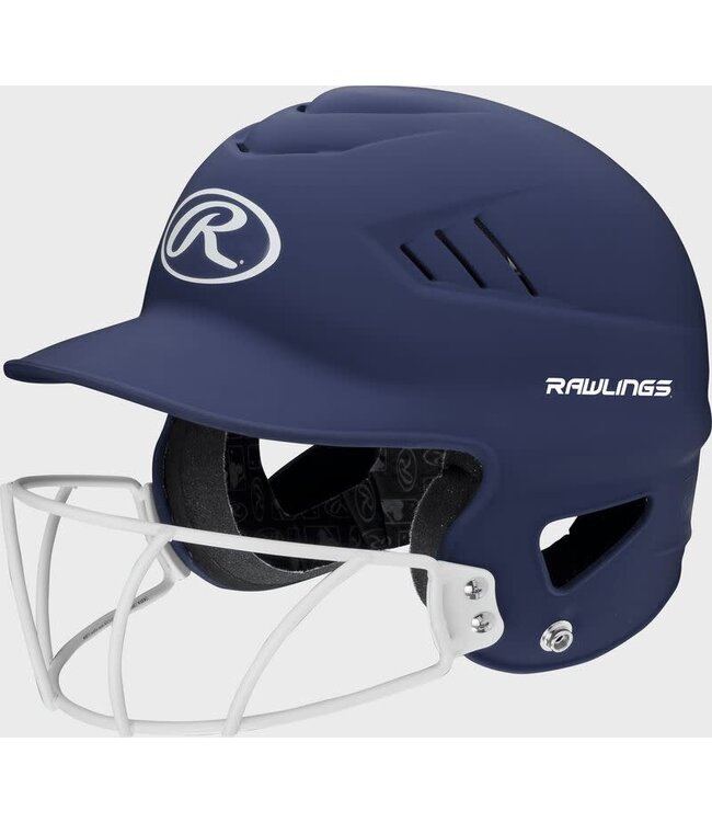 Rawlings COOLFLO OSFM 1-TONE HIGHLIGHTER SOFTBALL HELMET WITH SB1WG