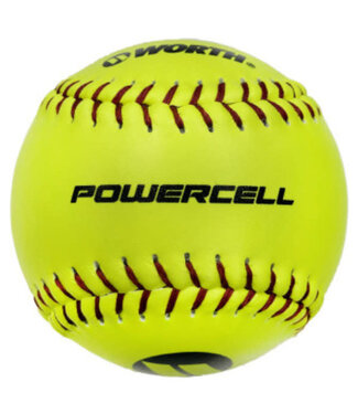 Worth WORTH SLO-PITCH BALLS-CANADIAN LEAGUE SOFTBALLS - OFFICIAL SOFTBALL OF SLO-PITCH QUEBEC