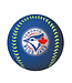BALLON DE BASEBALL EN CAOUTCHOUC ÉPONGE NÉON RAWLINGS « TORONTO BLUE JAYS » - 12 UNITÉS/TPK