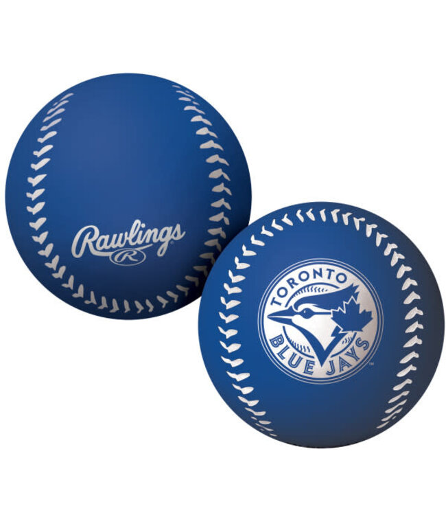 BALLONS DE BASEBALL EN CAOUTCHOUC À HAUT REBOND DES BLUE JAYS DE TORONTO - 16 UNITÉS/PAQUET, 2 PAQUETS/CAISSIER