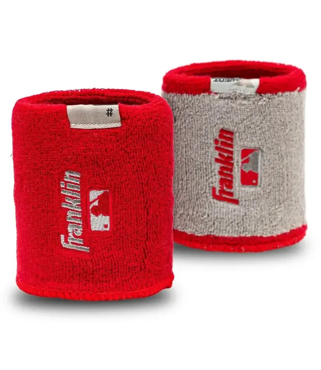 Franklin Franklin MLB X-Vent Reversible Wristbands 4"